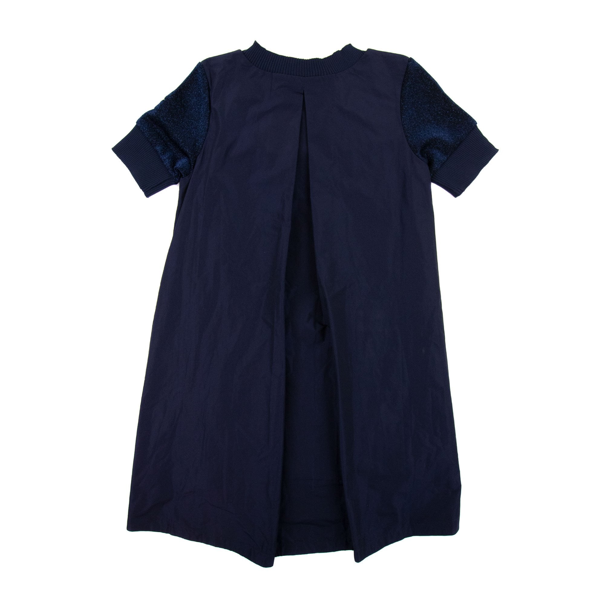 Moncler Junior Abito Shiny Dress Navy