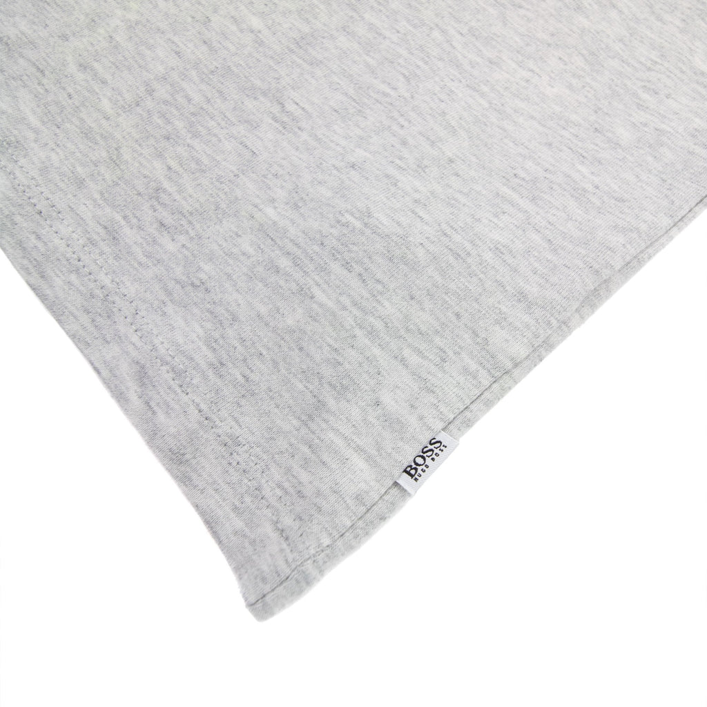 Hugo Boss Kids Contrast Logo Print T Shirt Grey