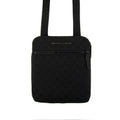 Emporio Armani Flat Woven Cross Body Bag Black