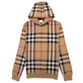 Burberry Check Cotton Jacquard Hoodie Archive Beige