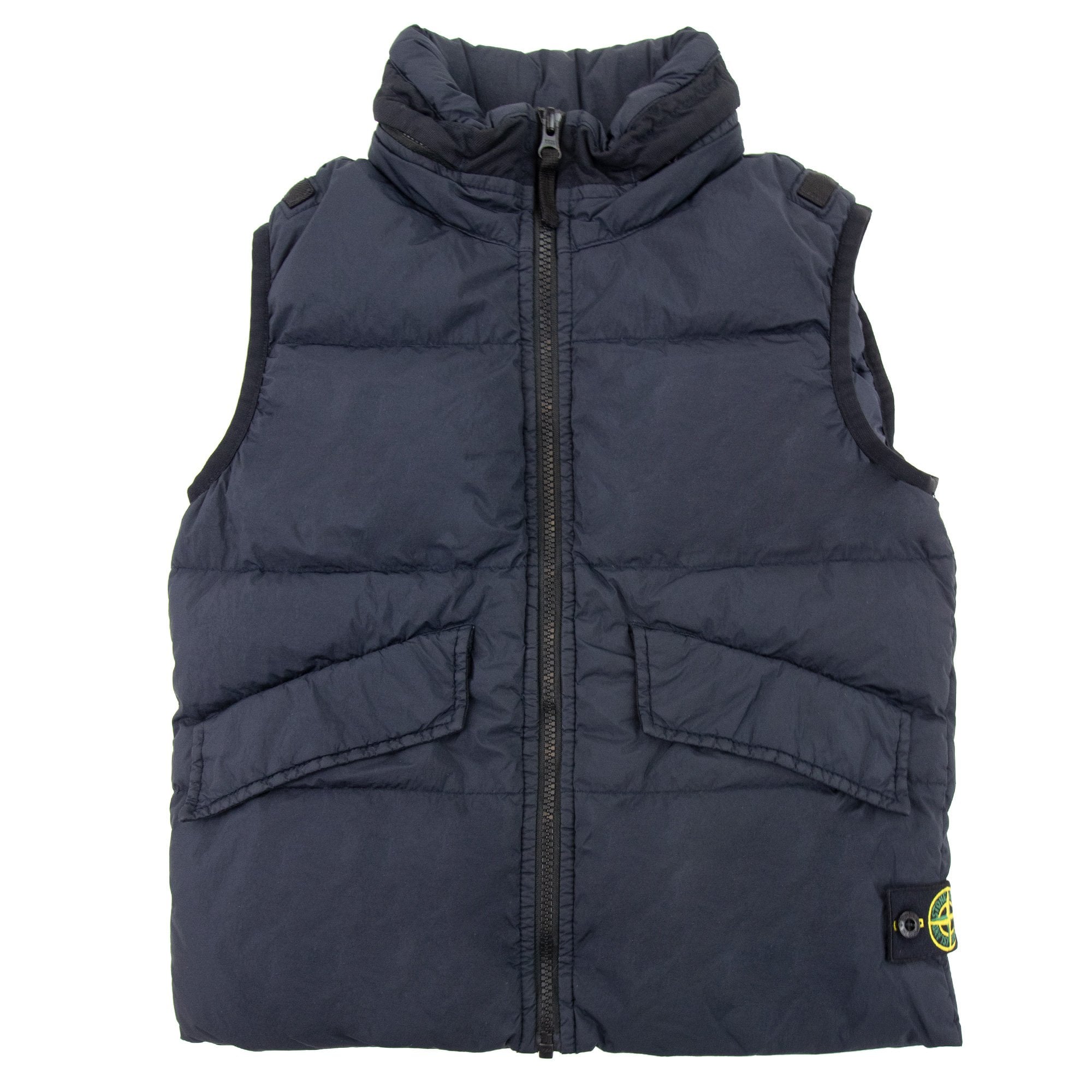 Stone Island Junior Q0123 Garment Dyed Crinkle Reps R-ny Down Navy V0020