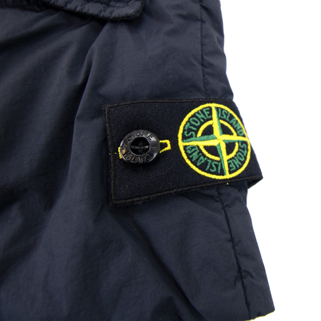 Stone Island Junior Q0123 Garment Dyed Crinkle Reps R-ny Down Navy V0020