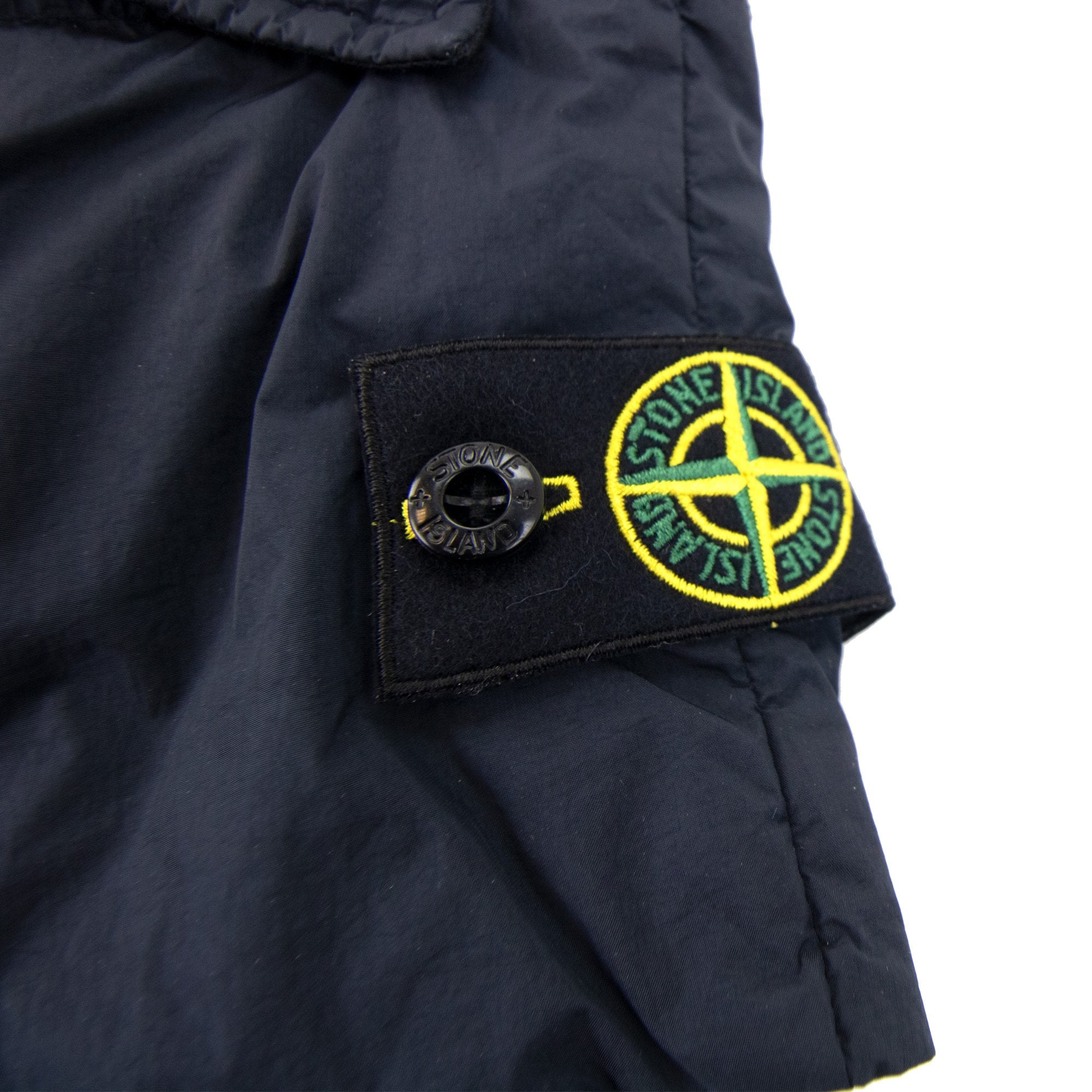 Stone Island Junior Q0123 Garment Dyed Crinkle Reps R-ny Down Navy V0020