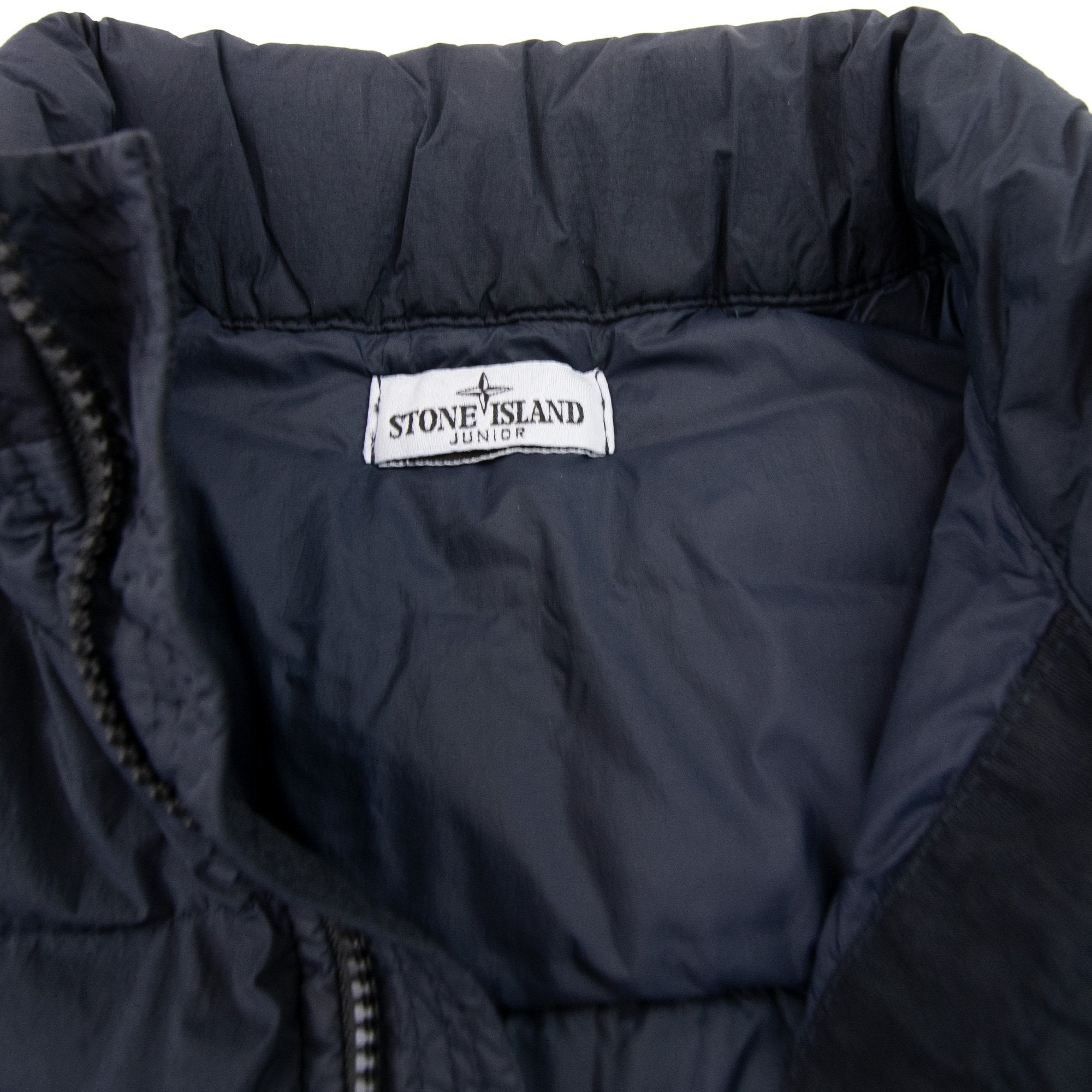 Stone Island Junior Q0123 Garment Dyed Crinkle Reps R-ny Down Navy V0020