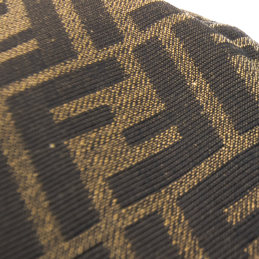 Fendi Ff Woven Fabric Bucket Hat Dark Brown