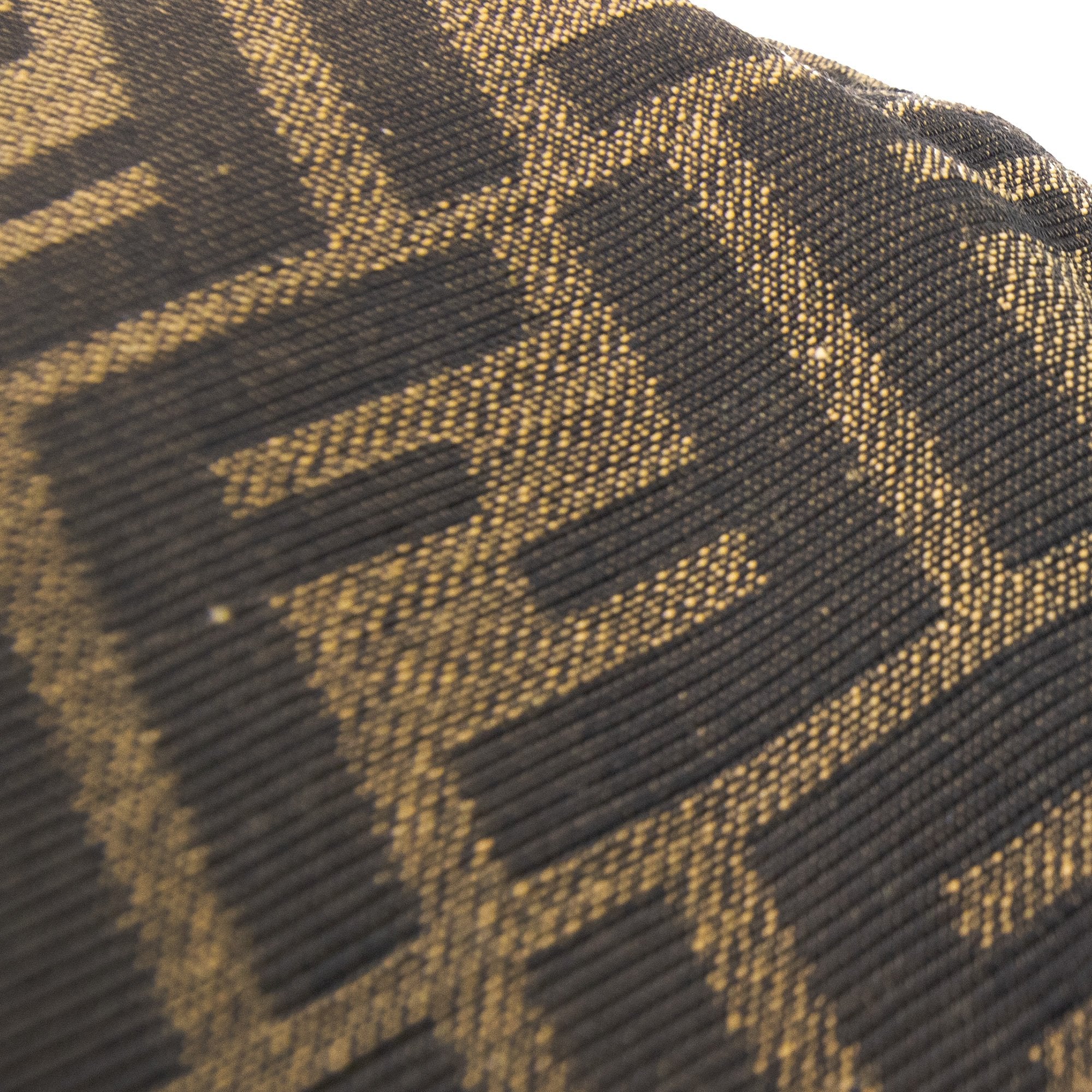 Fendi Ff Woven Fabric Bucket Hat Dark Brown