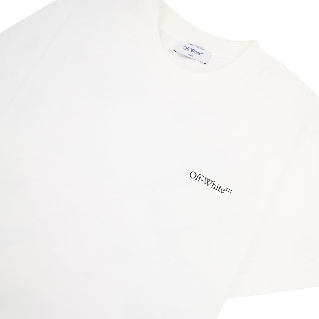 Off White Scratch Arrow Slim S/s T Shirt White/black