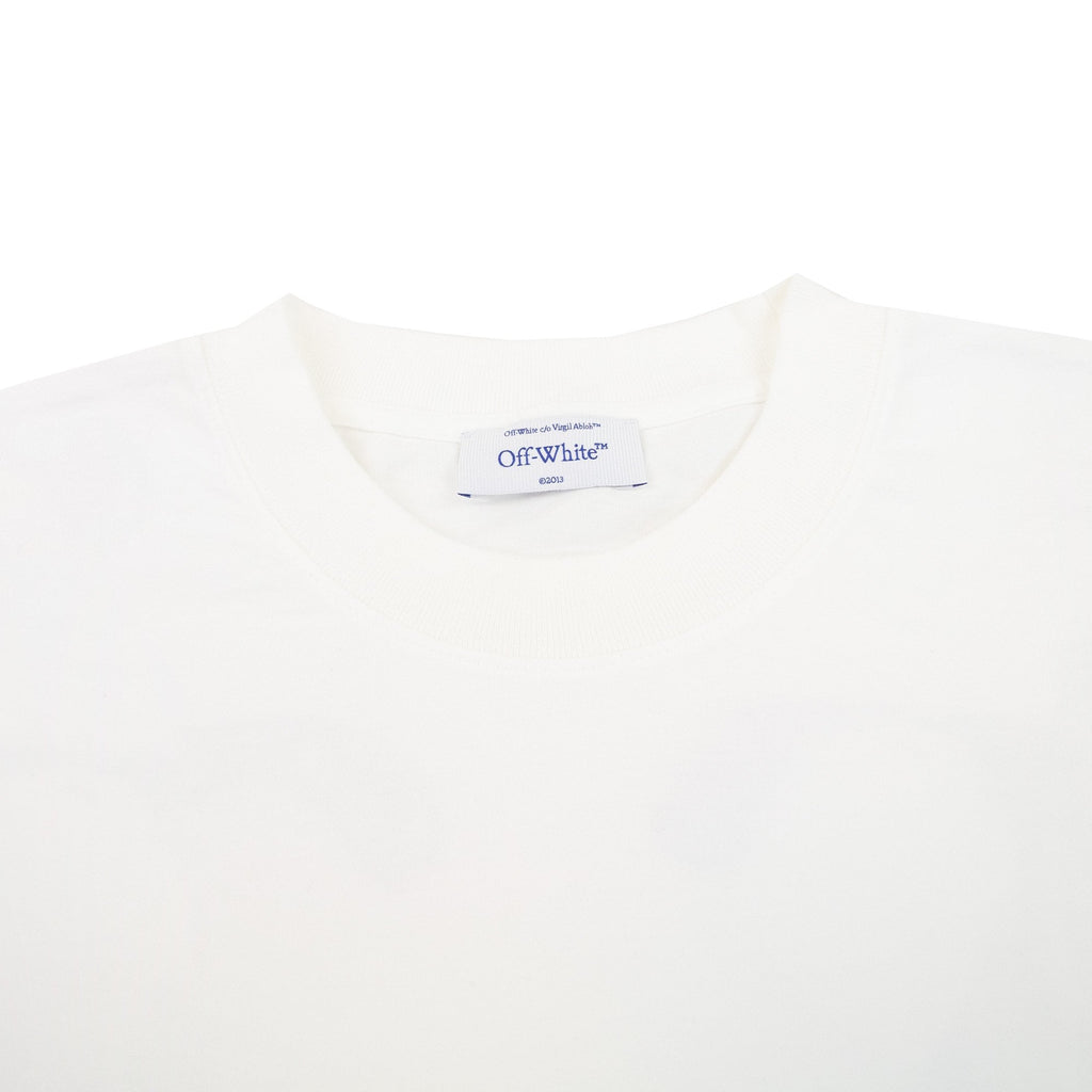Off White Scratch Arrow Slim S/s T Shirt White/black