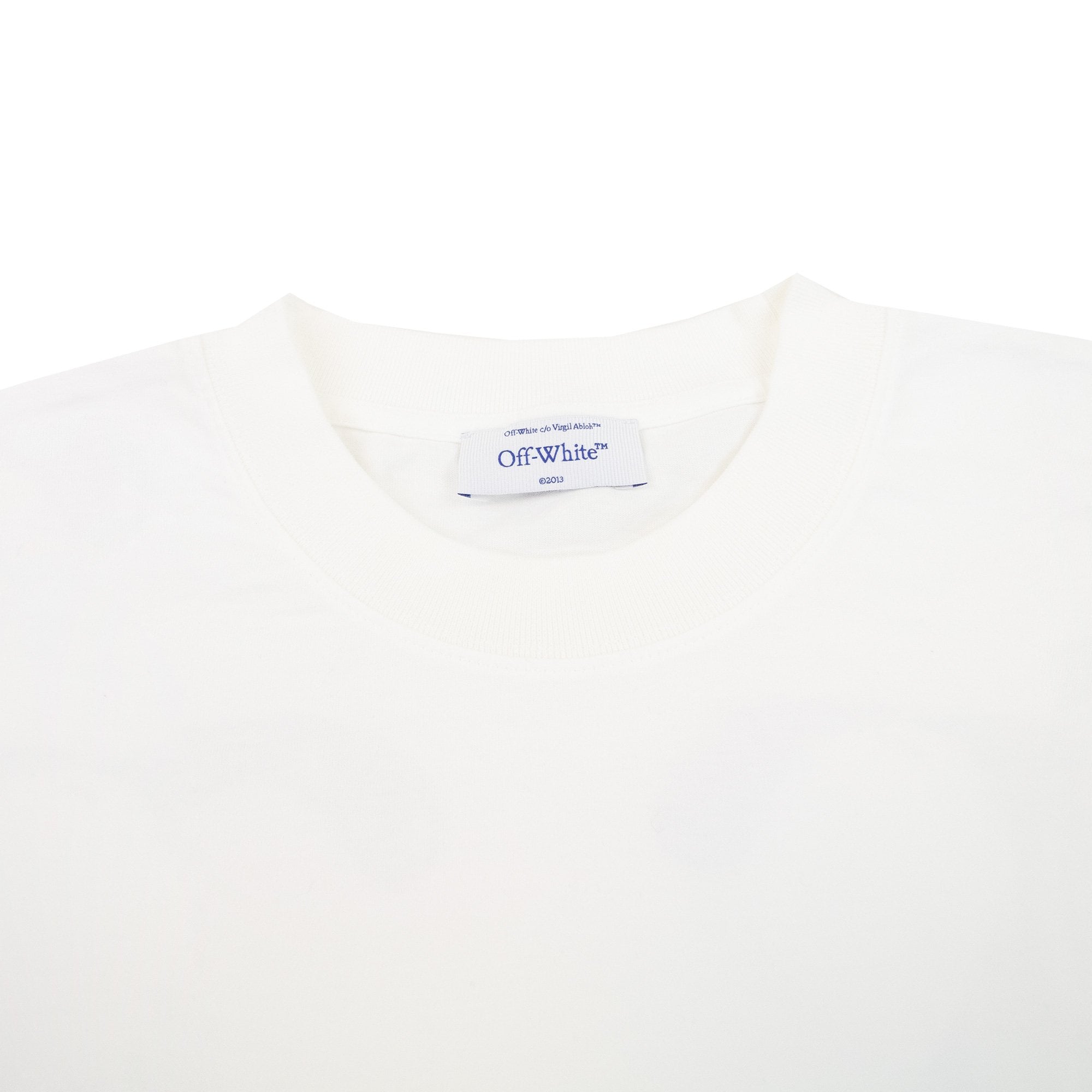 Off White Scratch Arrow Slim S/s T Shirt White/black