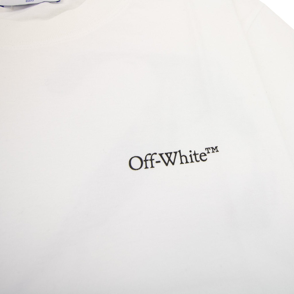 Off White Scratch Arrow Slim S/s T Shirt White/black