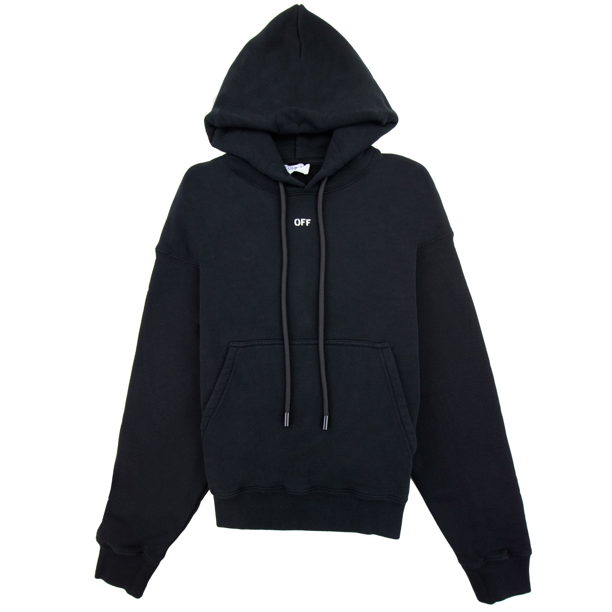Off White Dbl Moon Arrow Skate Hoodie Black/white