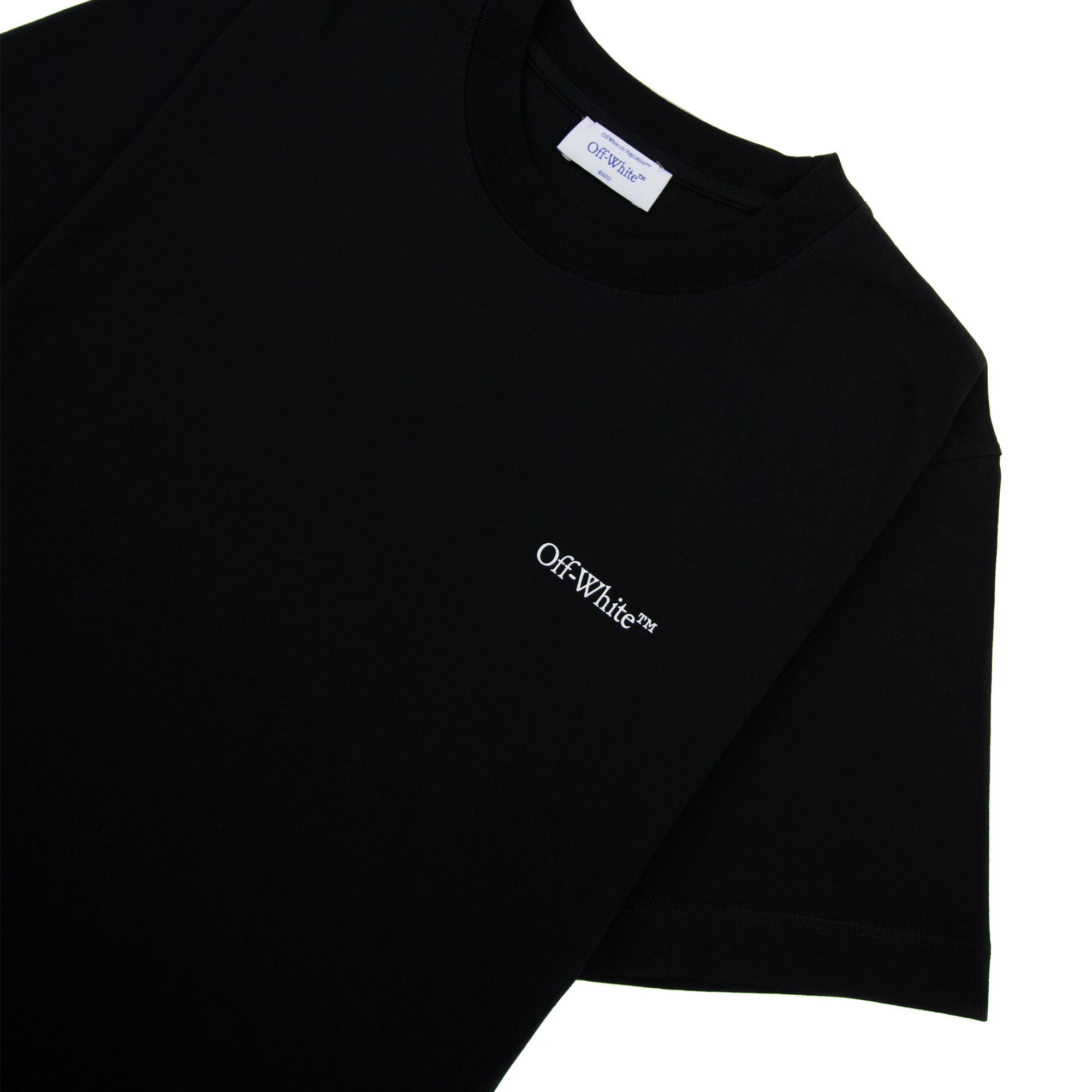 Off White Scratch Arrow Slim S/s T Shirt Black/white