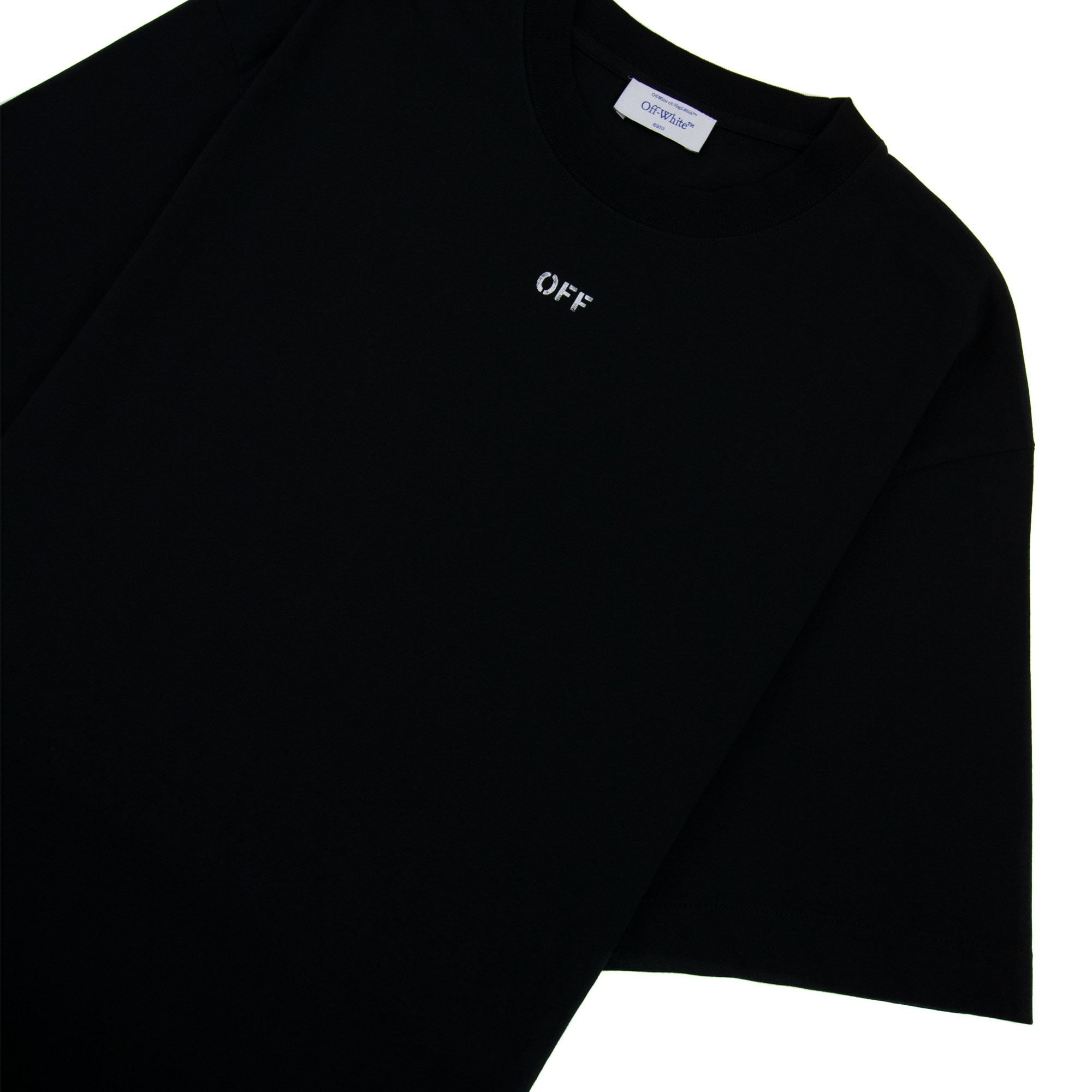 Off White Dbl Moon Arrow Skate S/s T Shirt Black/white