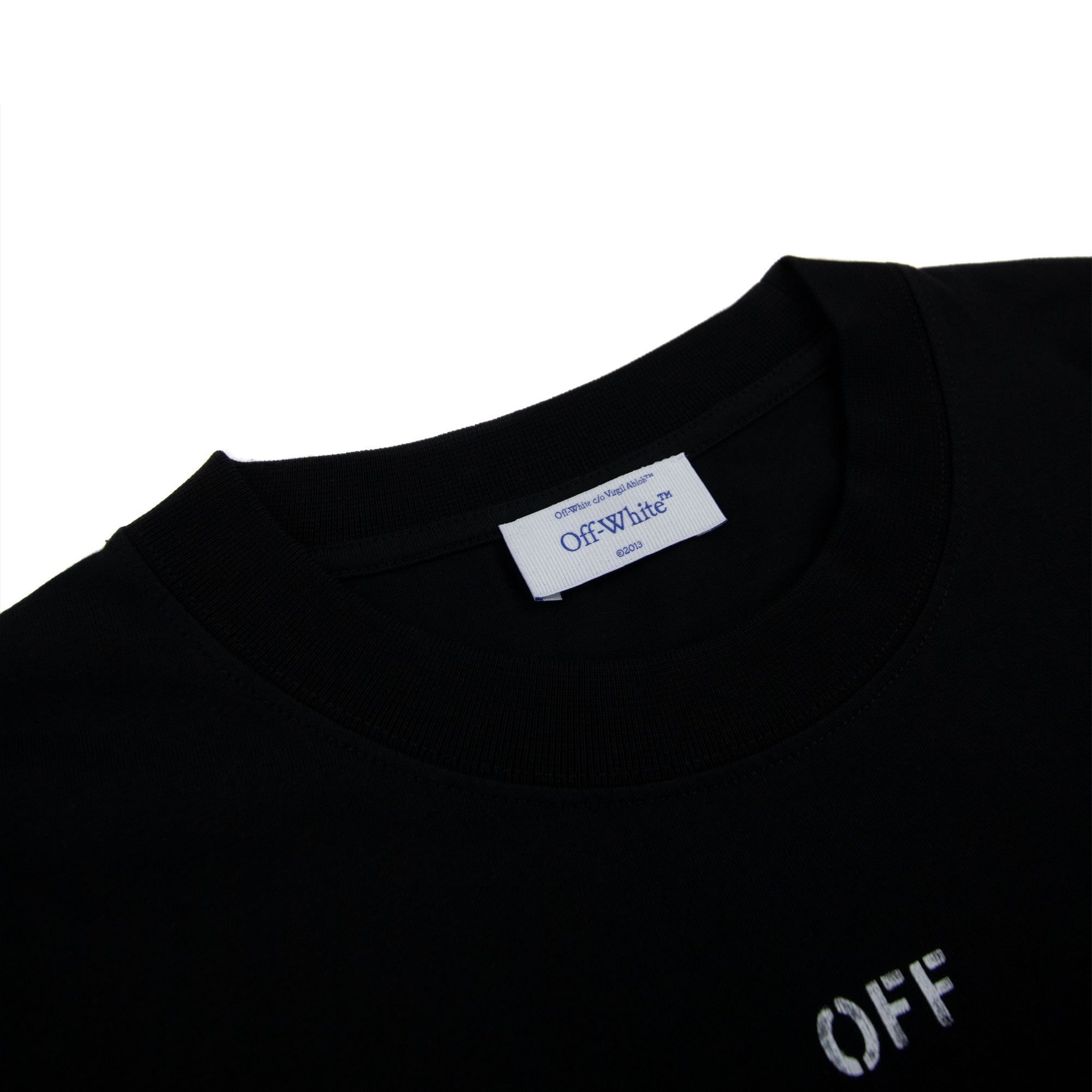 Off White Dbl Moon Arrow Skate S/s T Shirt Black/white