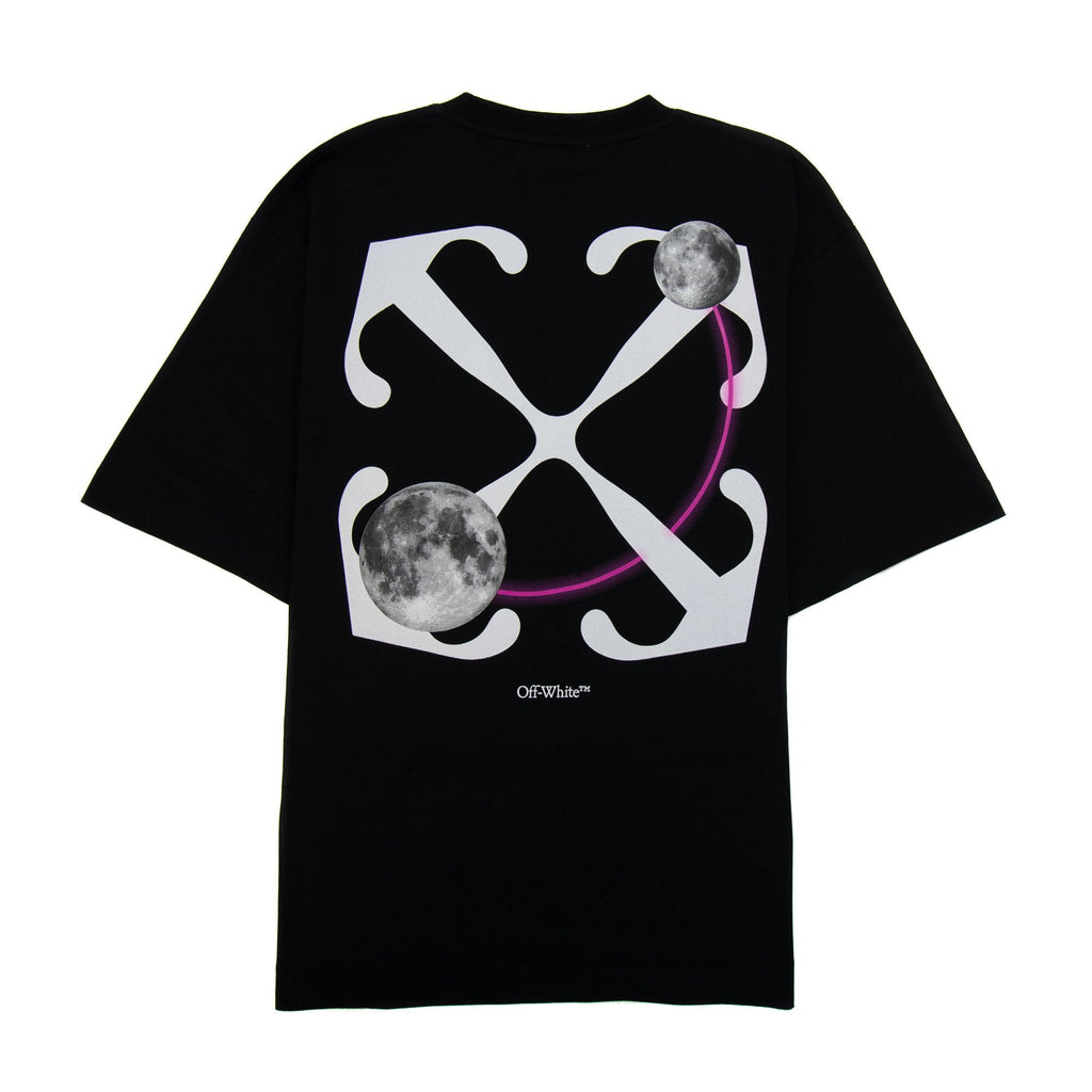 Off White Dbl Moon Arrow Skate S/s T Shirt Black/white