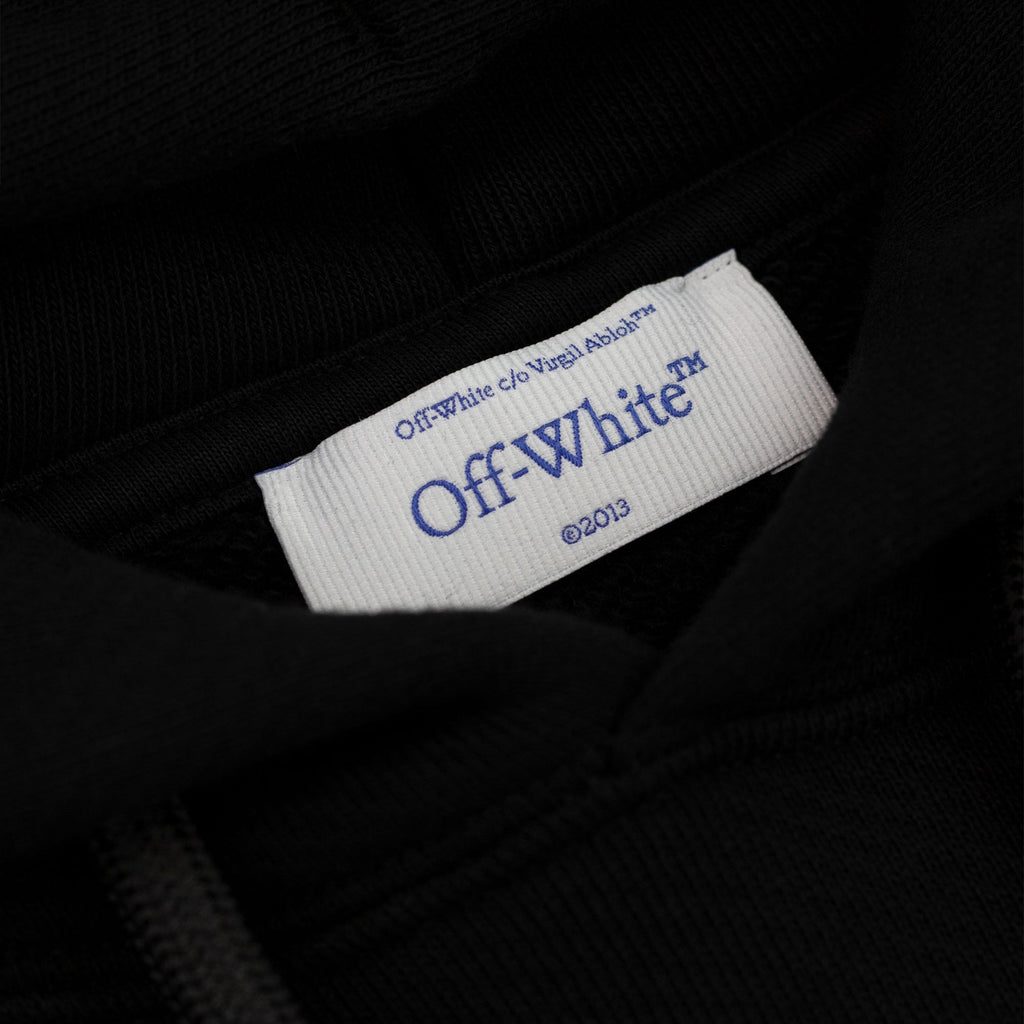 Off White Moon Cam Arrow Skate Hoodie Black/green