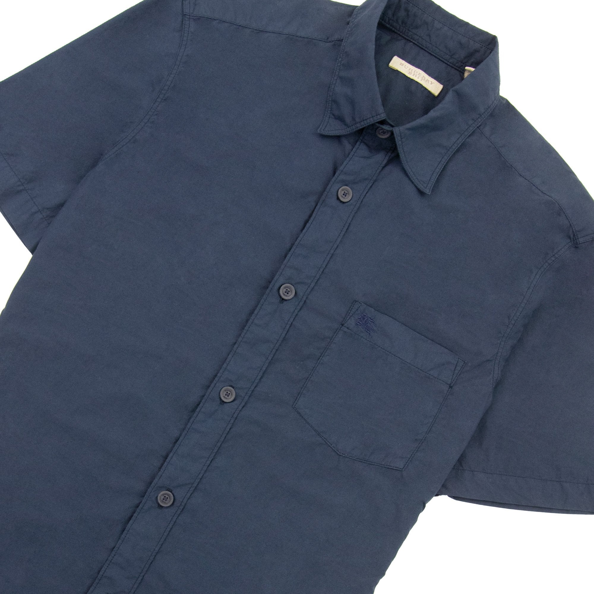 Burberry Carrson Short Sleeve Shirt Navy