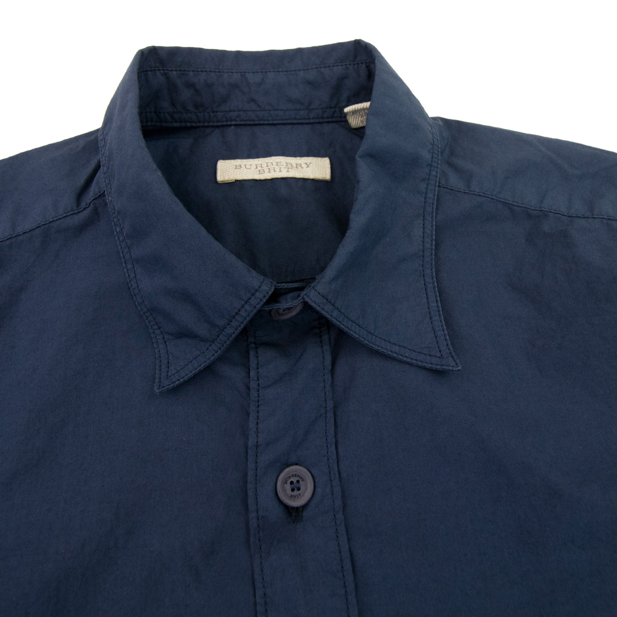 Burberry Carrson Short Sleeve Shirt Navy