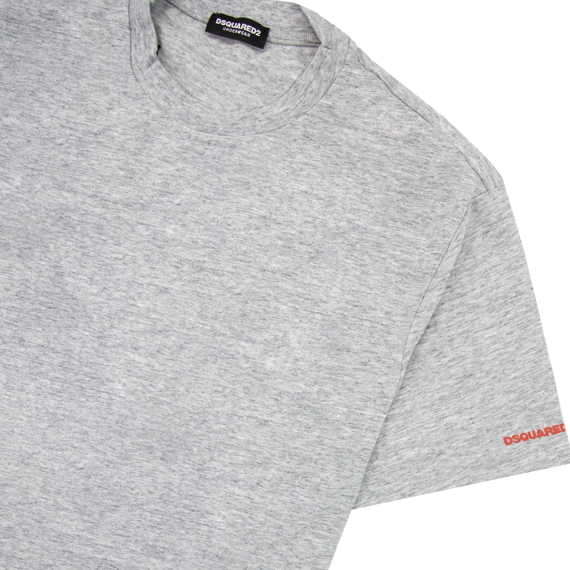 Dsquared2 Embroidered Back Logo T Shirt Marl Grey