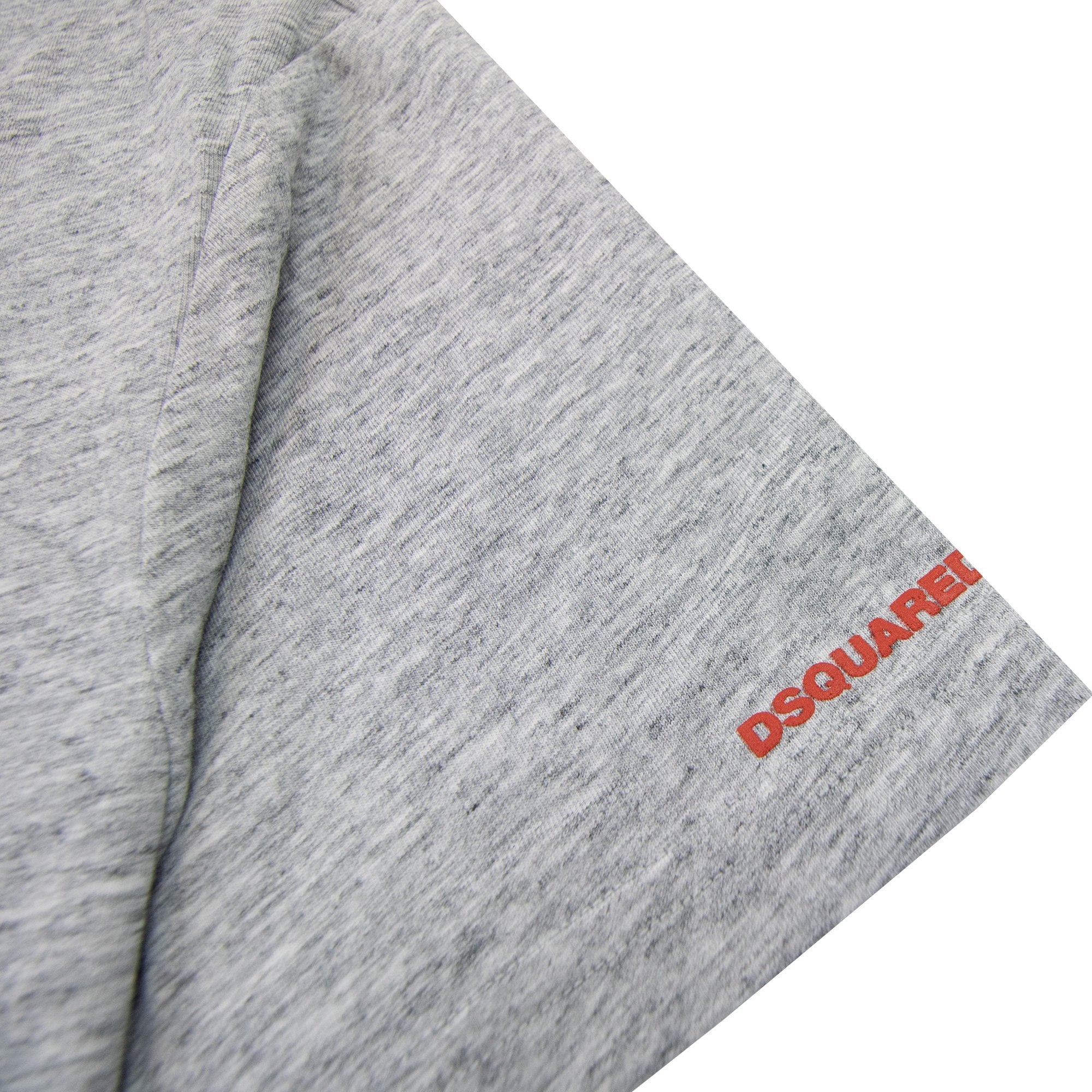 Dsquared2 Embroidered Back Logo T Shirt Marl Grey