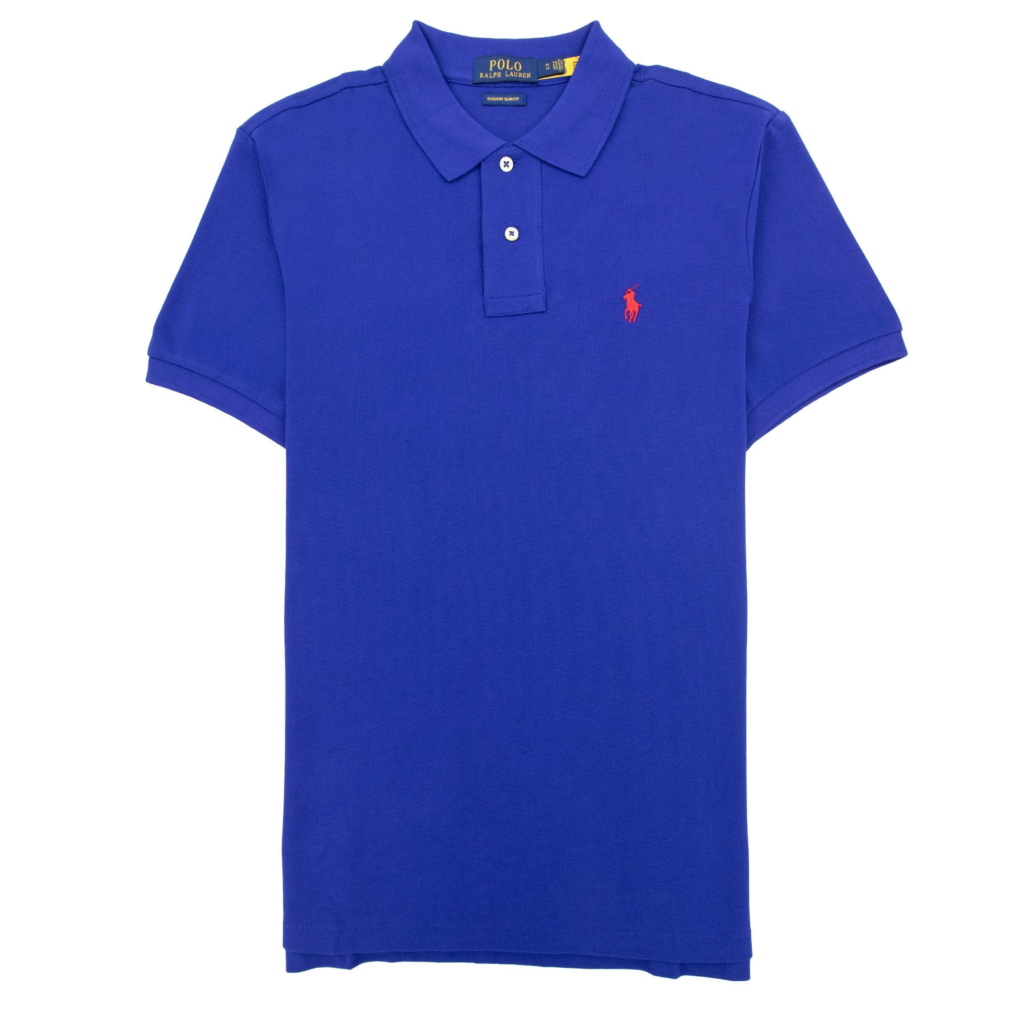 Polo Ralph Lauren Custom Slim Fit Polo Blue