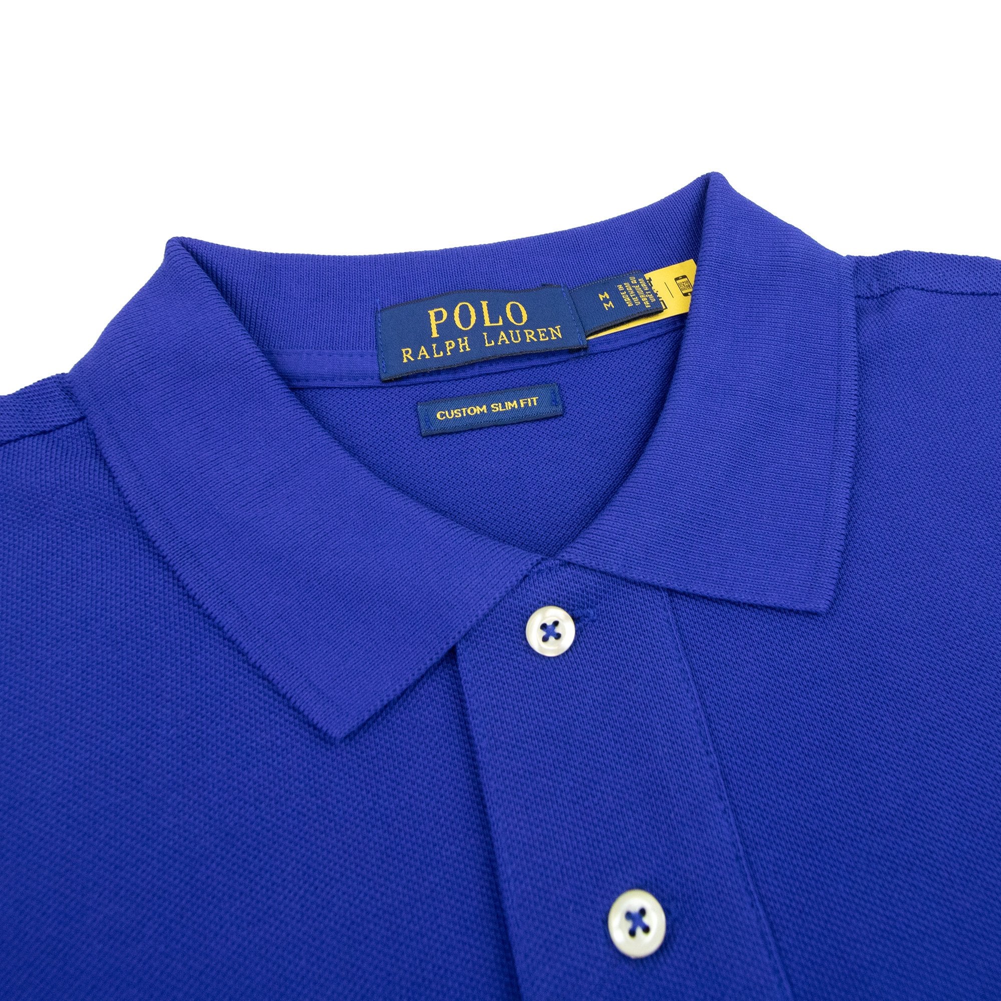 Polo Ralph Lauren Custom Slim Fit Polo Blue