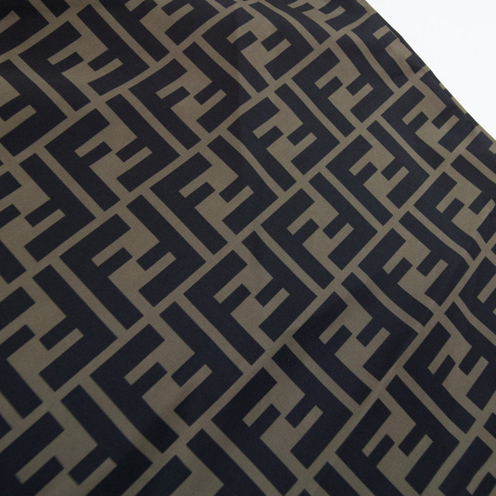 Fendi Ff Nylon Trousers Brown