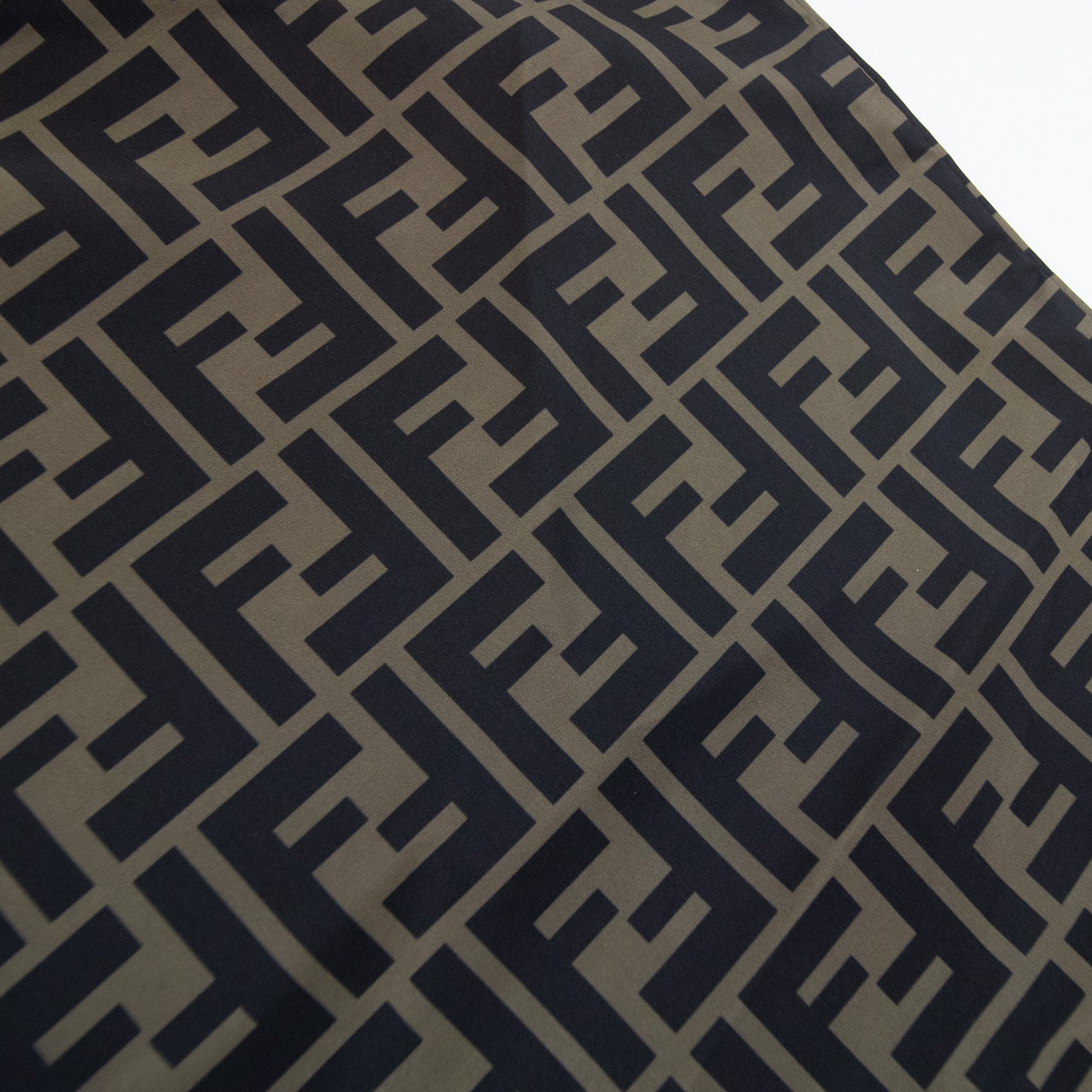 Fendi Ff Nylon Trousers Brown