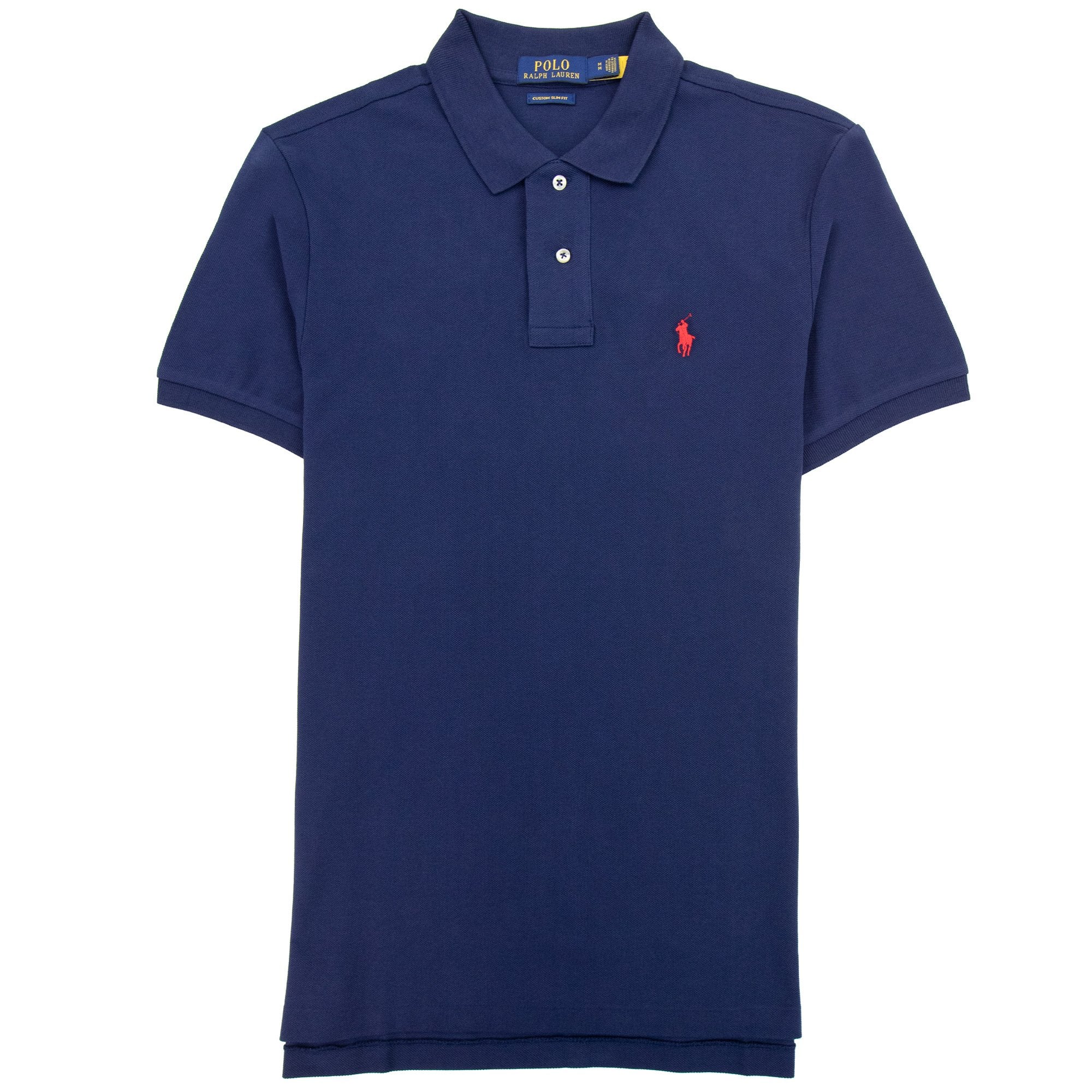 Polo Ralph Lauren Custom Slim Fit Polo Navy