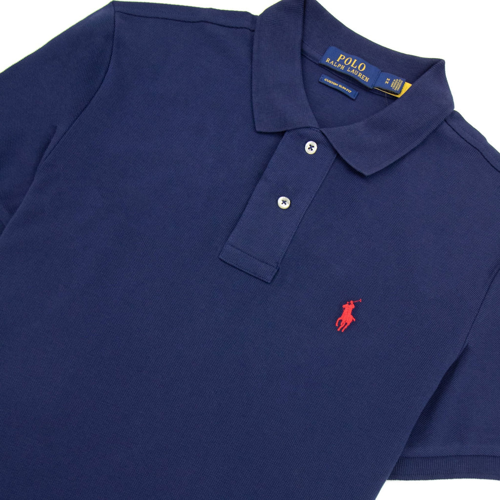 Polo Ralph Lauren Custom Slim Fit Polo Navy
