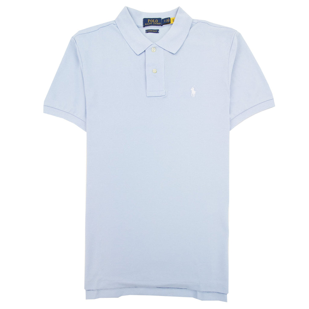 Polo Ralph Lauren Custom Slim Fit Polo Sky Blue
