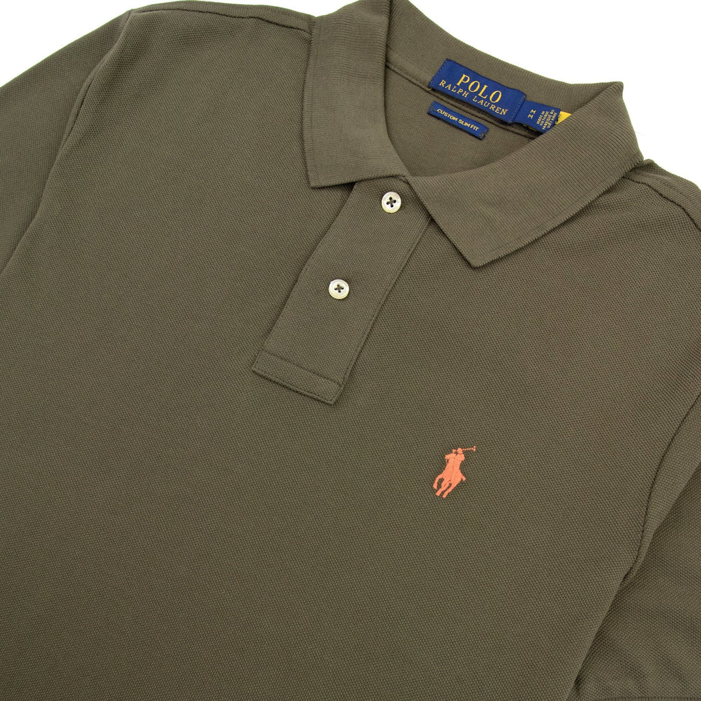 Polo Ralph Lauren Custom Slim Fit Polo Green