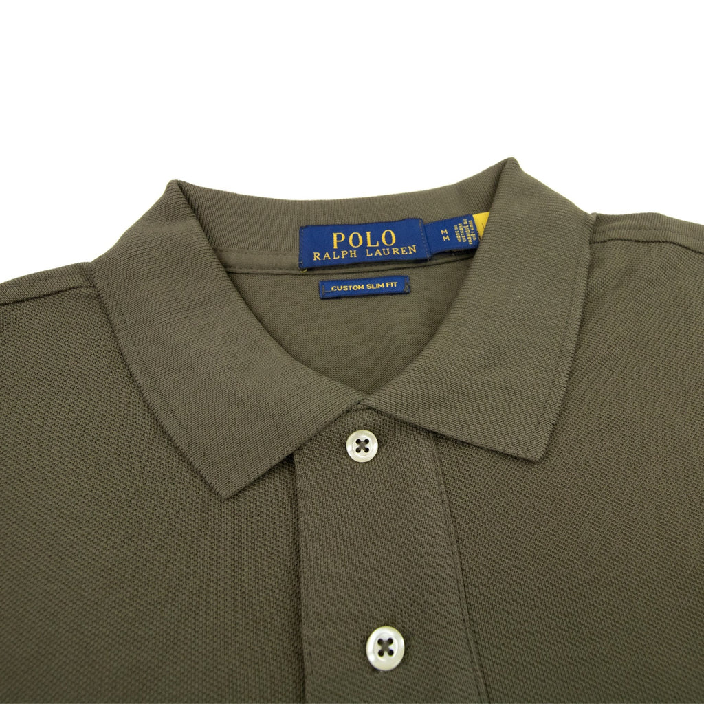Polo Ralph Lauren Custom Slim Fit Polo Green