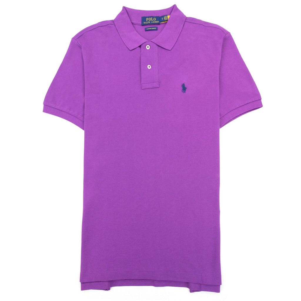 Polo Ralph Lauren Custom Slim Fit Polo Purple