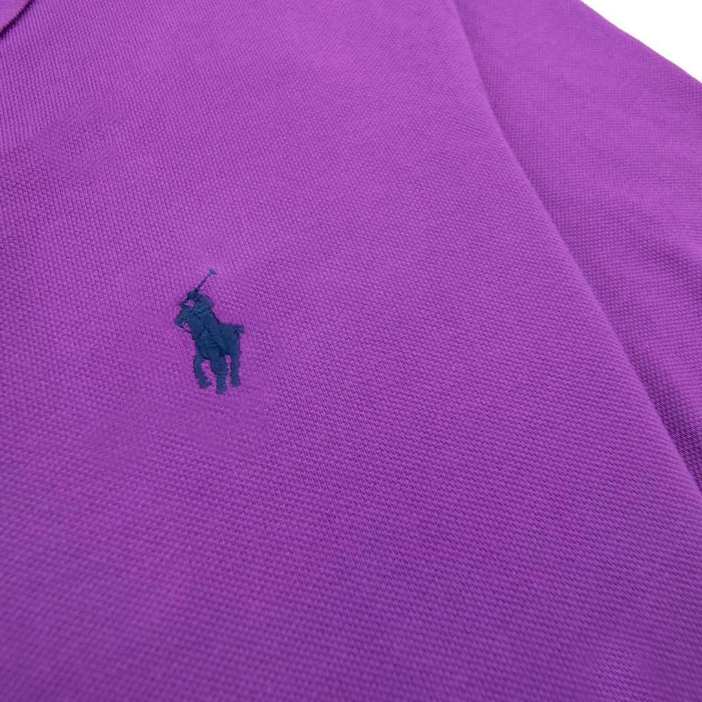 Polo Ralph Lauren Custom Slim Fit Polo Purple