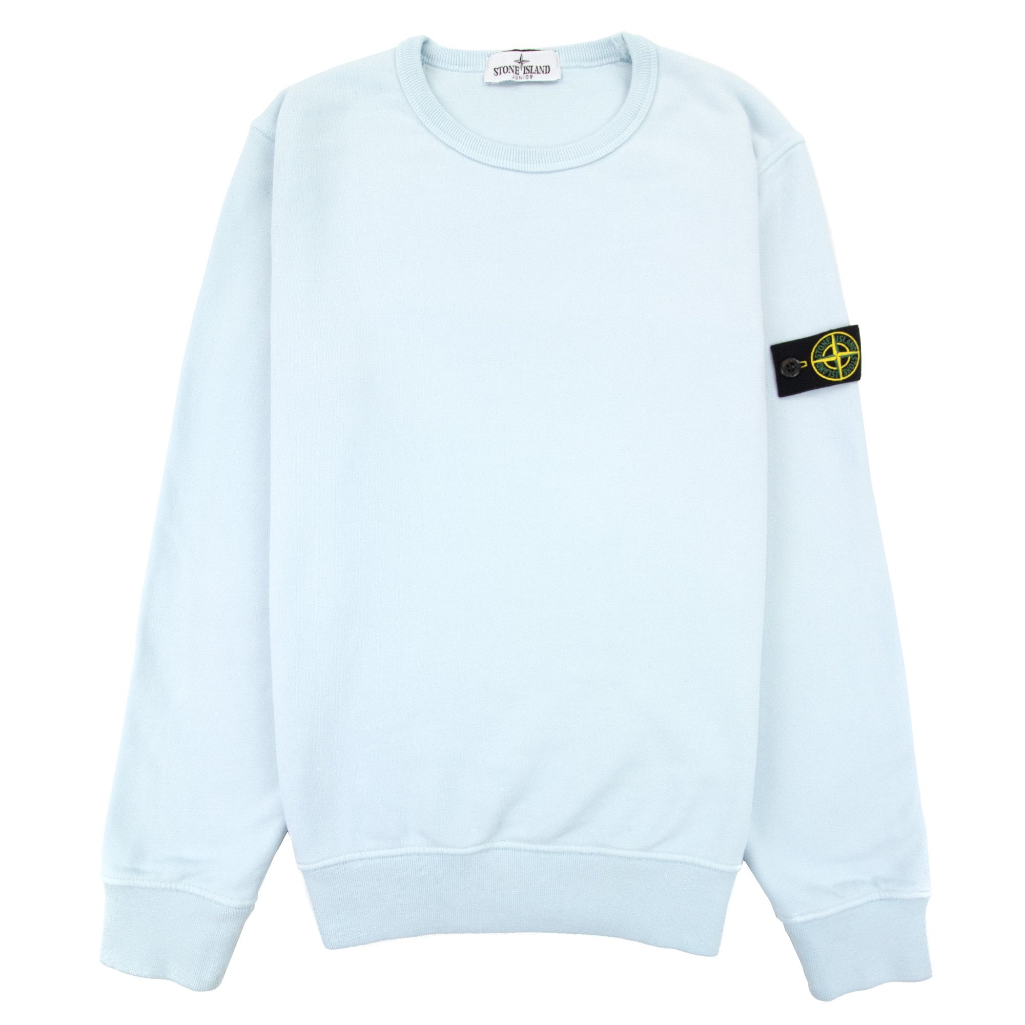 Stone Island Junior 60940 Crewneck Core Sweatshirt Sky Blue V0041