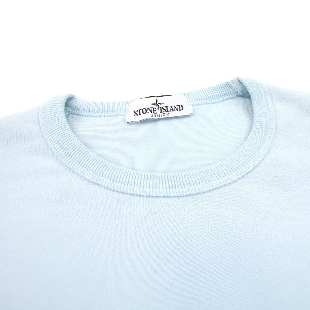Stone Island Junior 60940 Crewneck Core Sweatshirt Sky Blue V0041