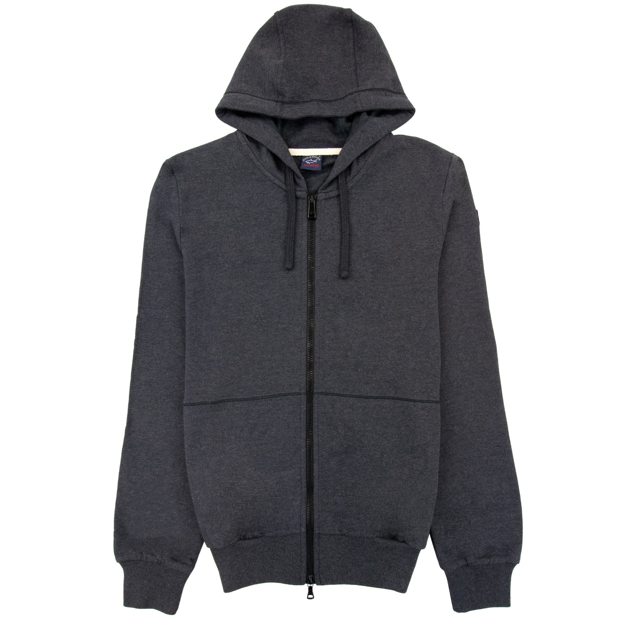 Paul And Shark Arm Logo Hoody Grey 654