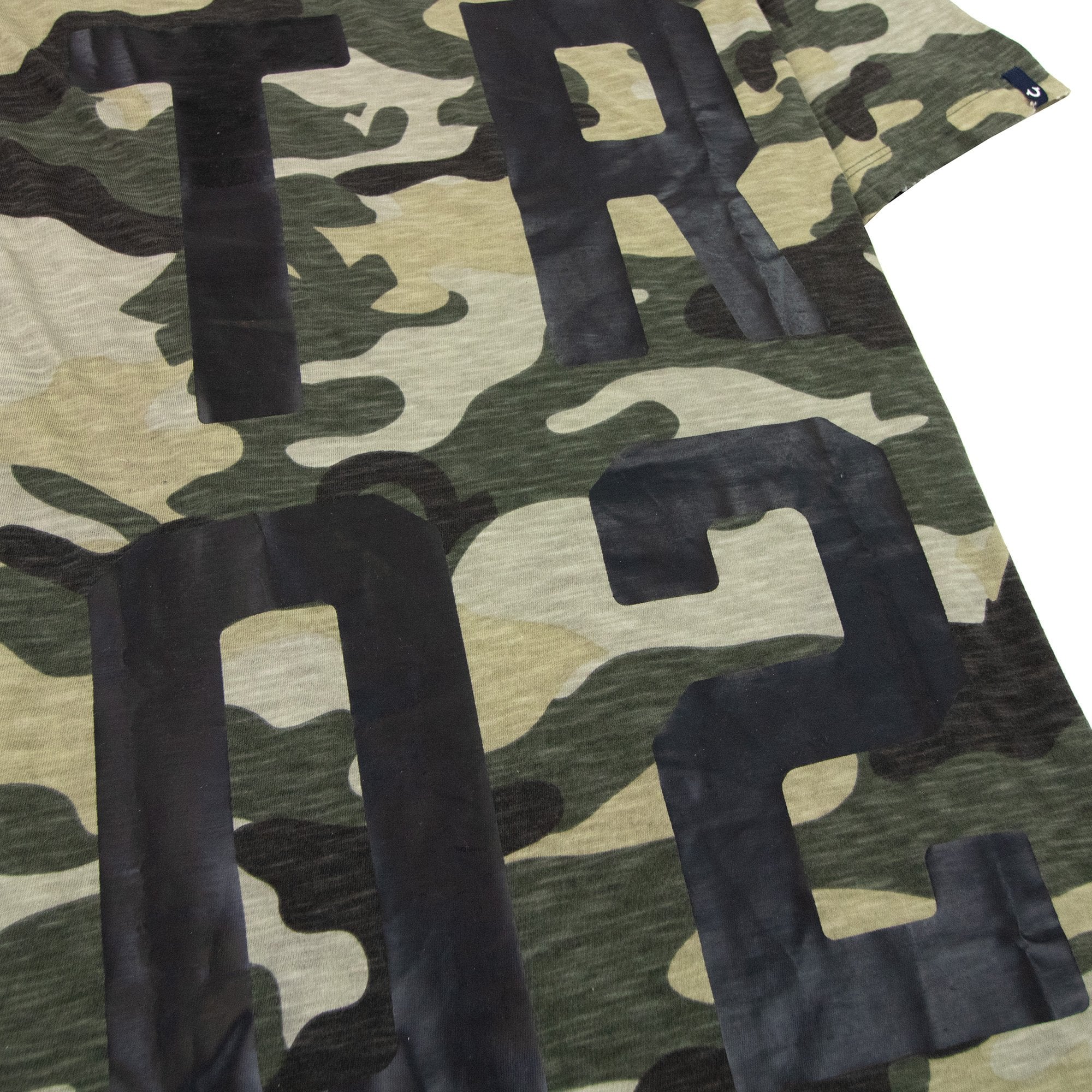 True Religion All Over Camo Print T Shirt Camo