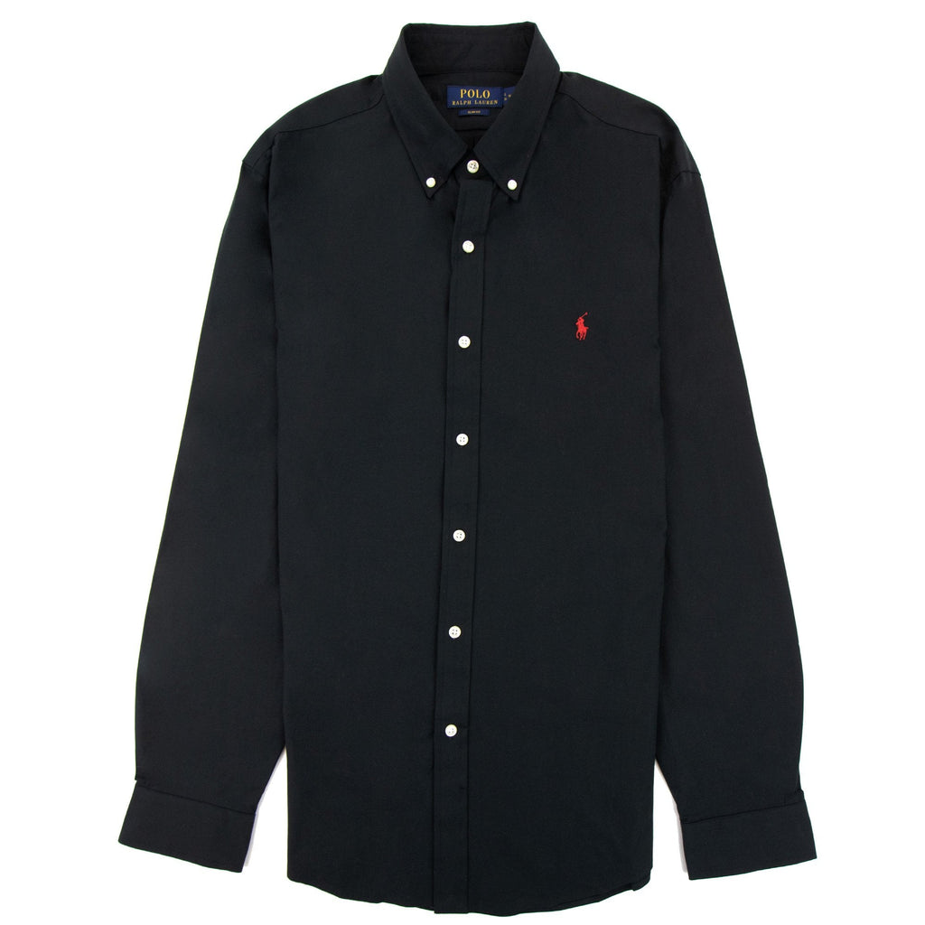 Polo Ralph Lauren Sf Poplin Slim Fit Shirt Black/red