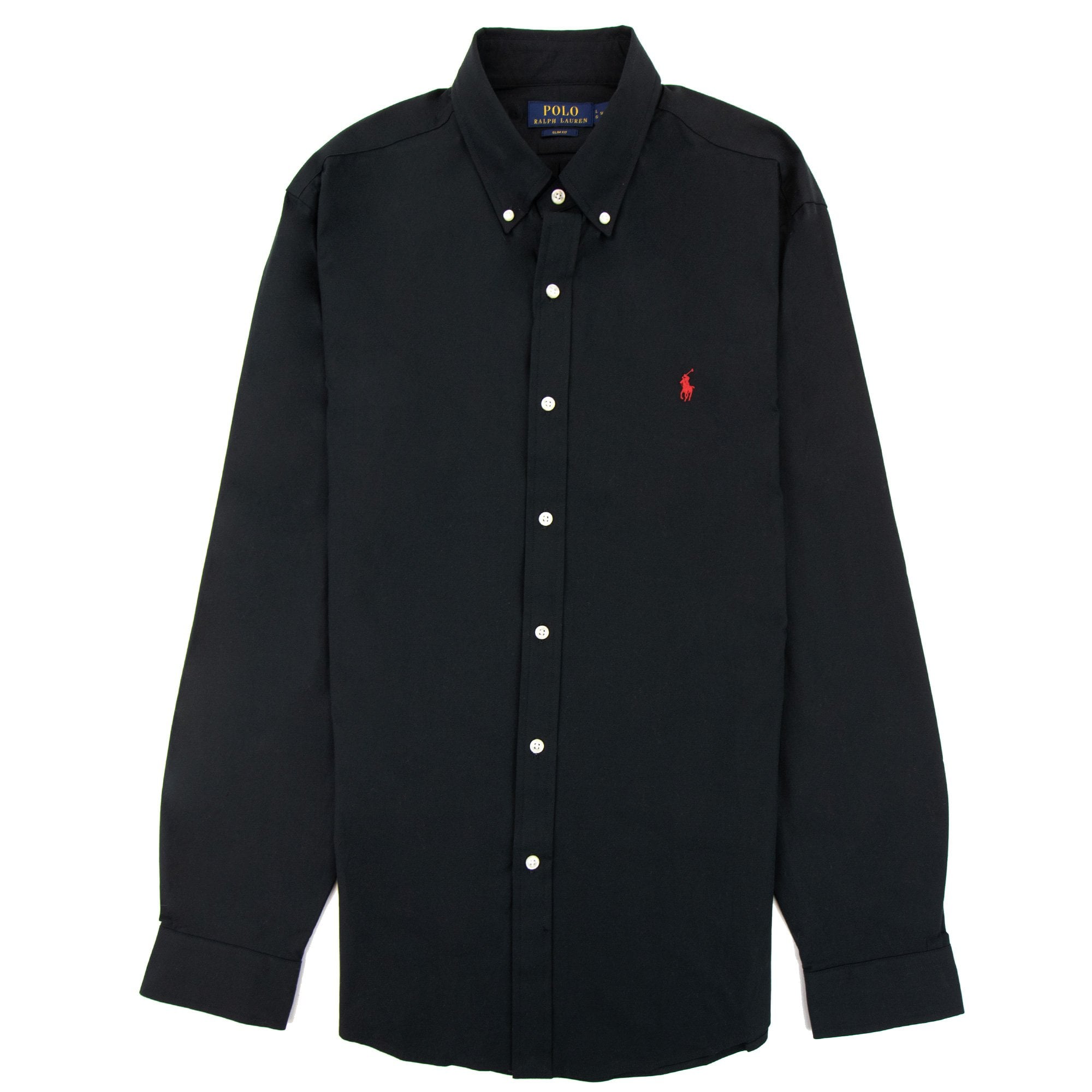 Polo Ralph Lauren Sf Poplin Slim Fit Shirt Black/red