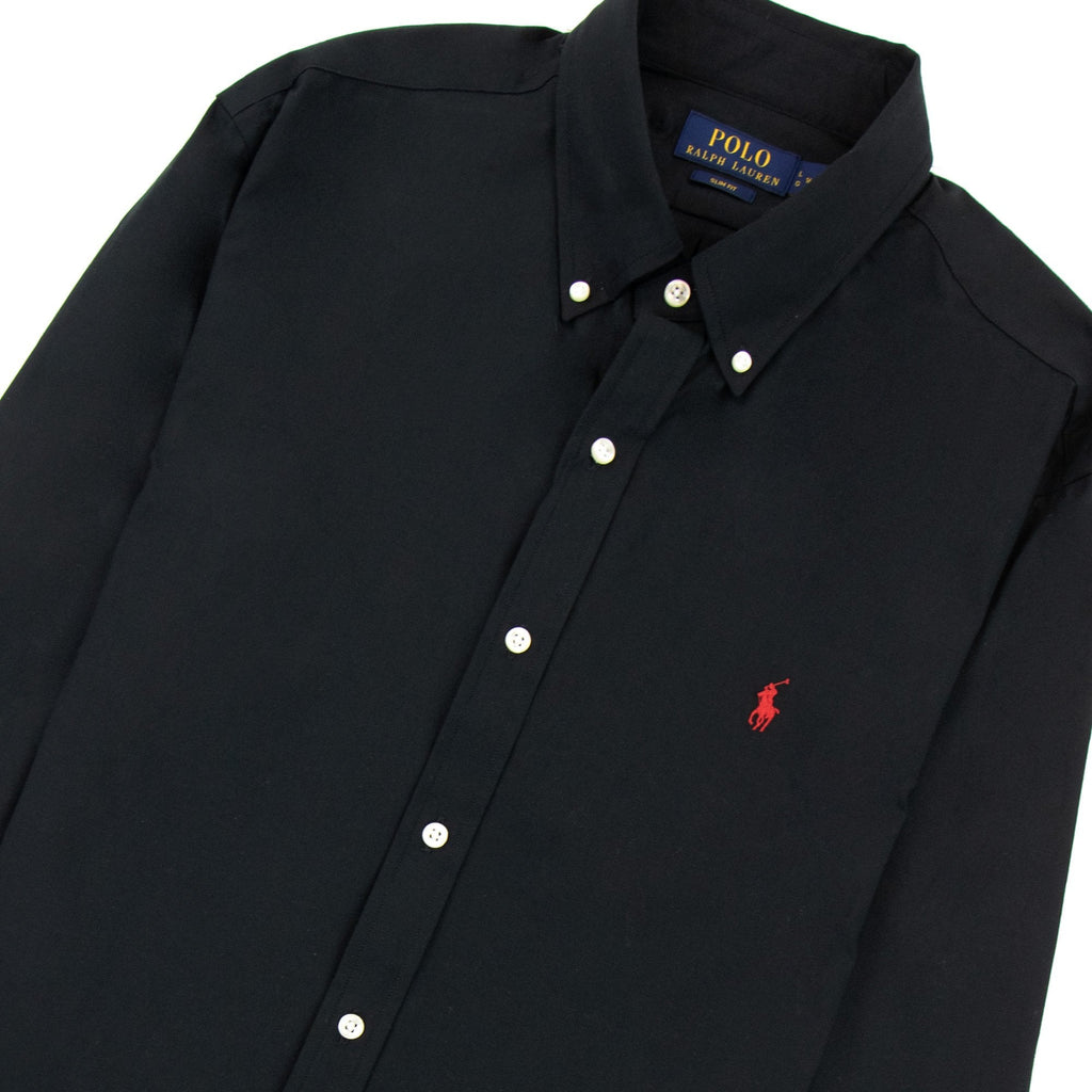 Polo Ralph Lauren Sf Poplin Slim Fit Shirt Black/red