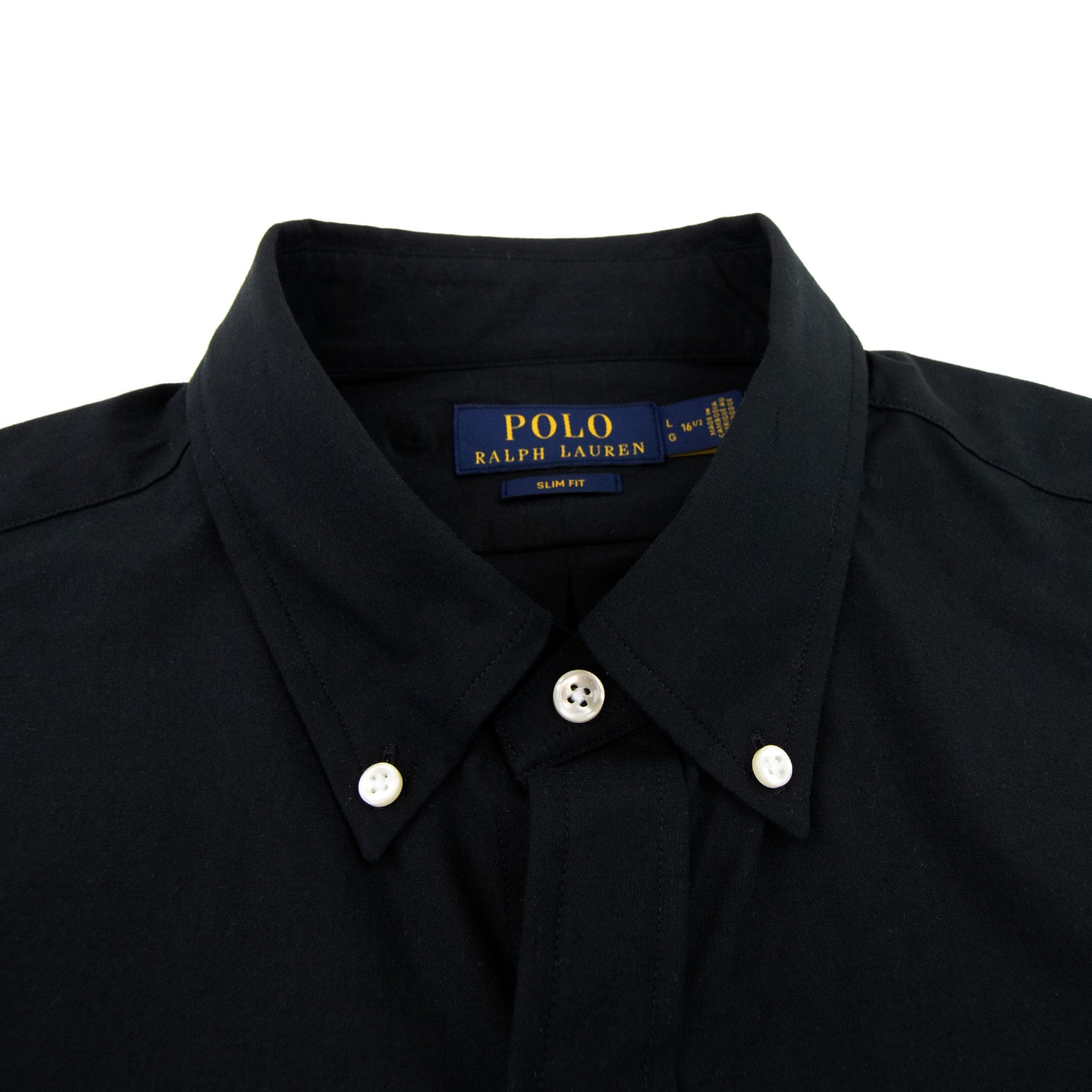Polo Ralph Lauren Sf Poplin Slim Fit Shirt Black/red