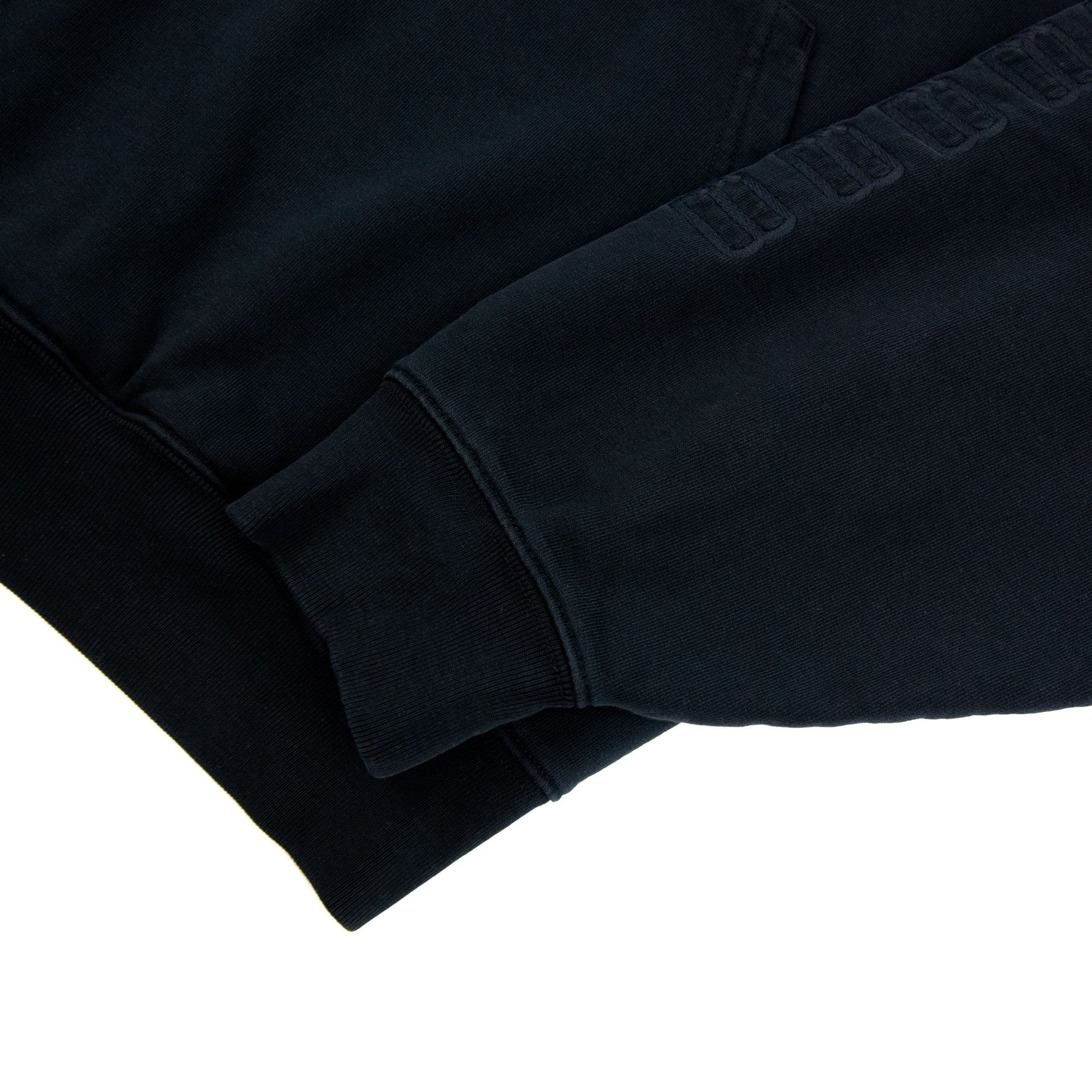 Balenciaga Bb Embroidered Logo Hoodied Sweat Dark Navy