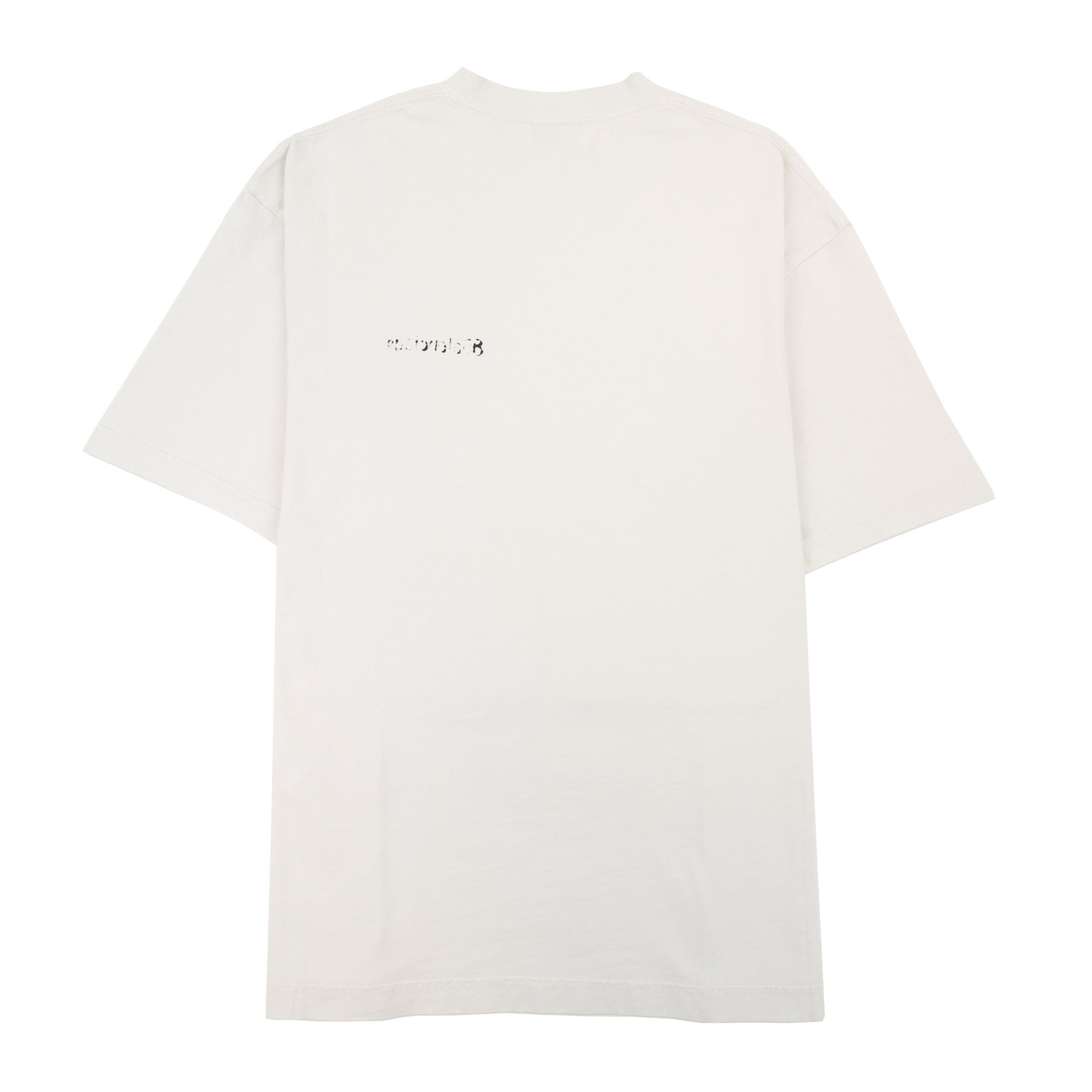 Balenciaga Painted Logo T Shirt White 9081