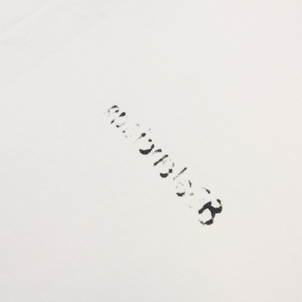 Balenciaga Painted Logo T Shirt White 9081