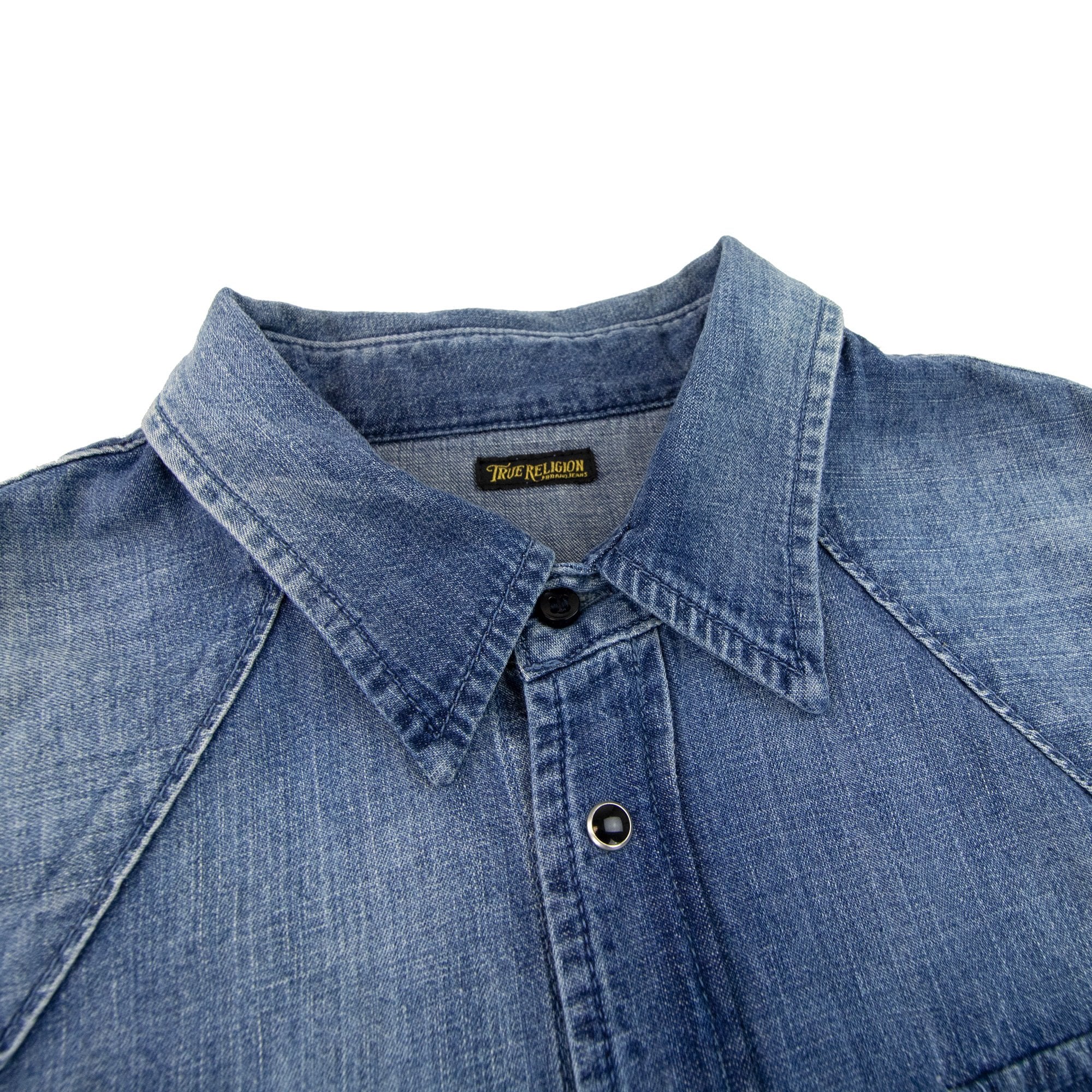 True Religion Core Jake Western Shirt Denim
