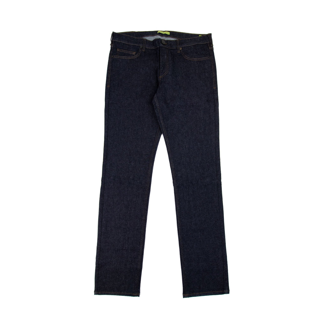 Versace Jeans Lion Embroidered Slim Fit Jeans Dark Denim