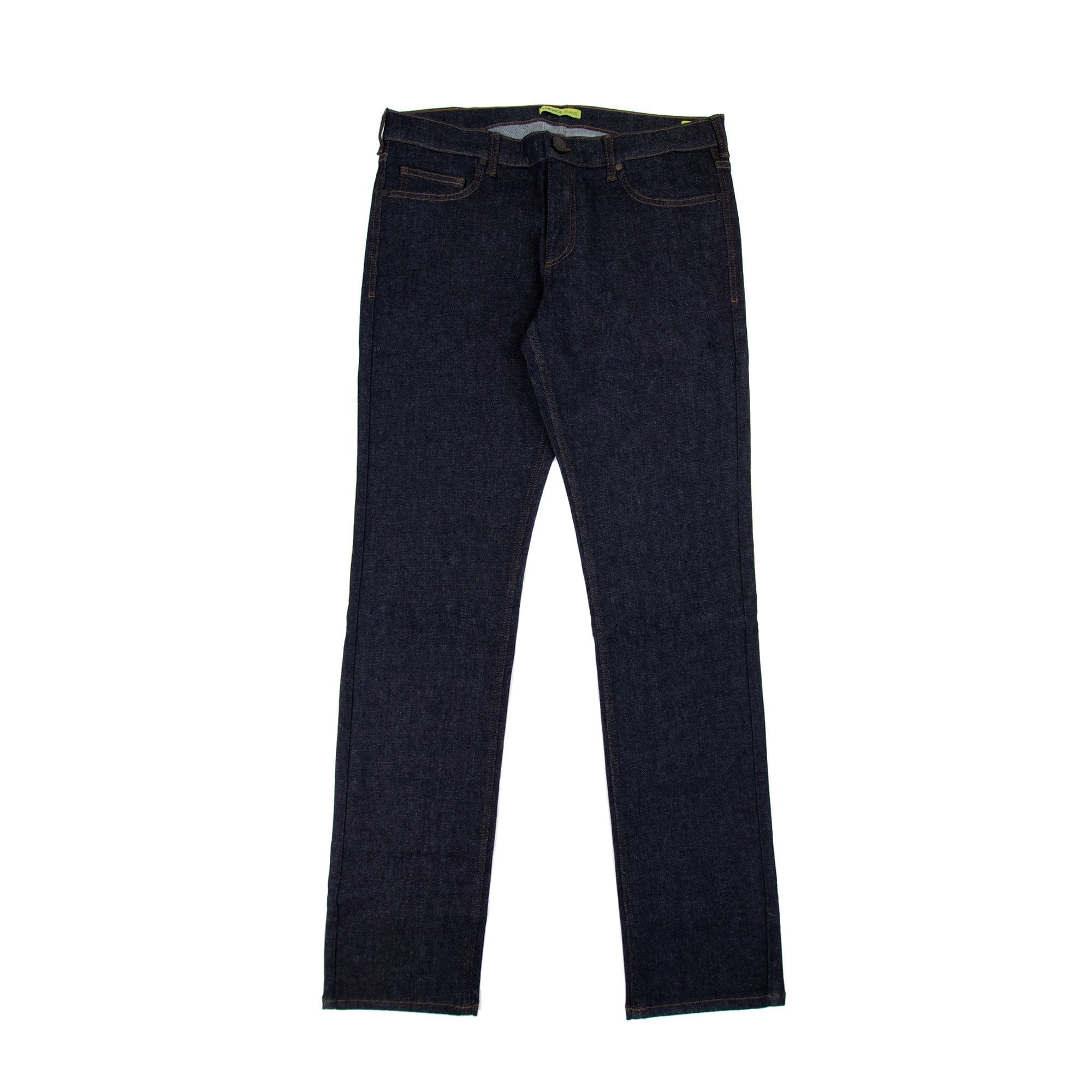 Versace Jeans Lion Embroidered Slim Fit Jeans Dark Denim