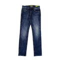 Versace Jeans Slim Fit Embroidered Pocket Logo Jeans Denim Blue